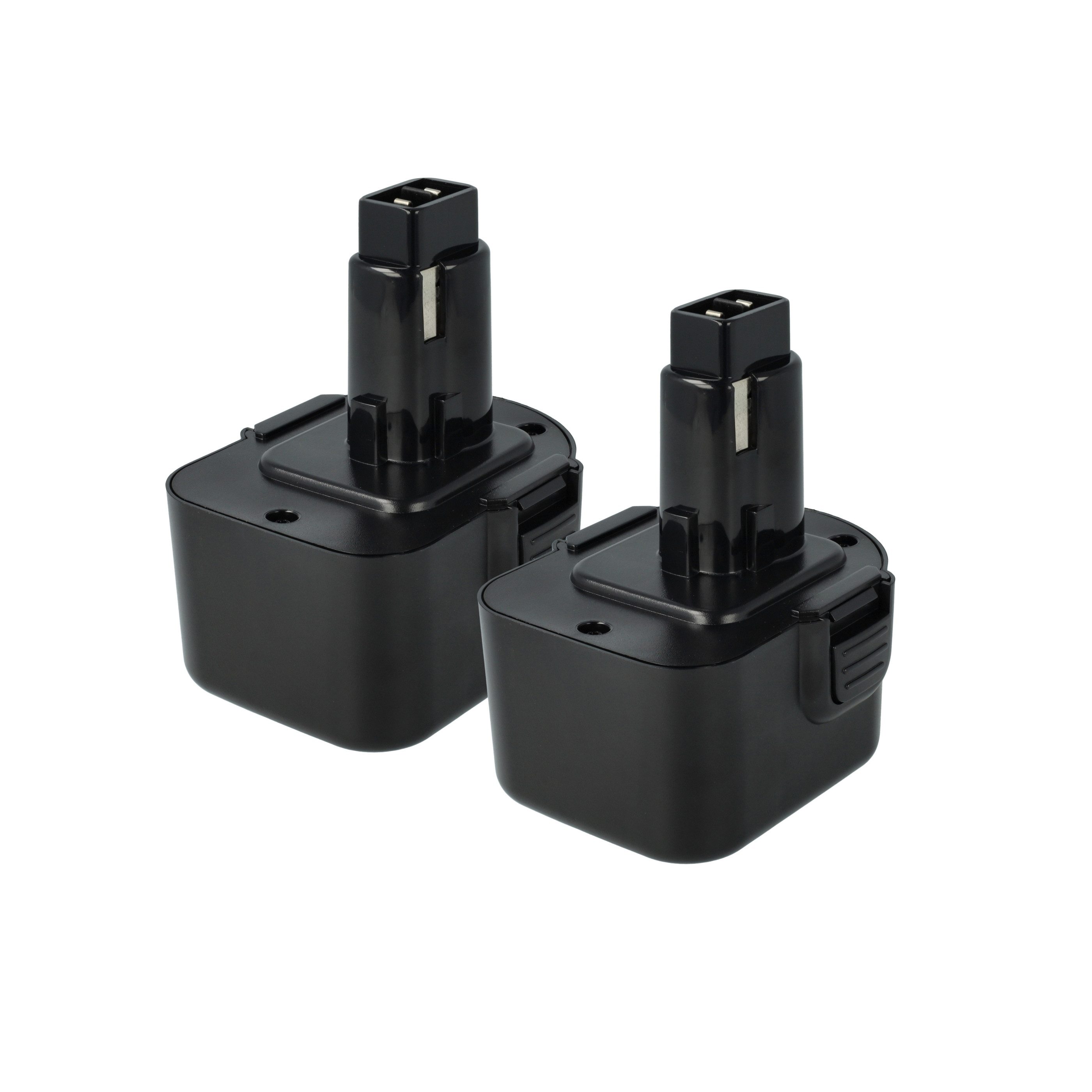 vhbw Akku passend für Black & Decker MT1203B Elektrowerkzeug (3 Ah, 12 V, Akku Akku NiMH 3000 mAh (12 V, 2 St), Leistungsfähige Austausch-Akkus für Werkzeug Powertools wie