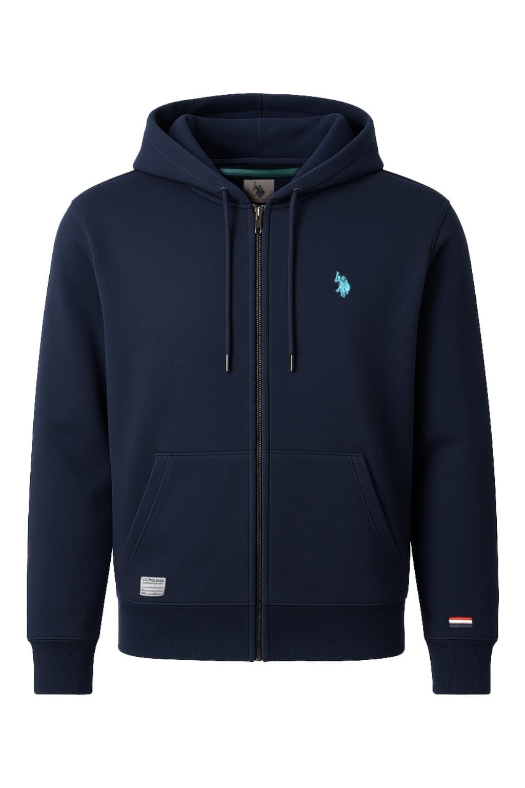 U.S. Polo Assn. Kapuzenpullover Sweat Hoodie (100% Baumwolle) navyblau Herr günstig online kaufen