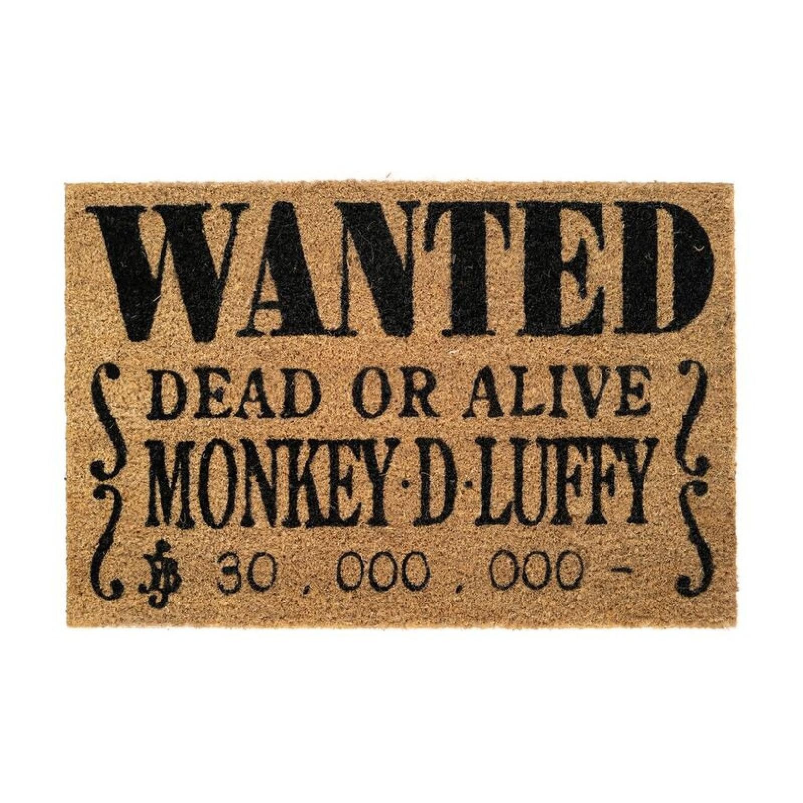 SD Toys Fußmatte One Piece Wanted Monkey D Luffy Türmatte