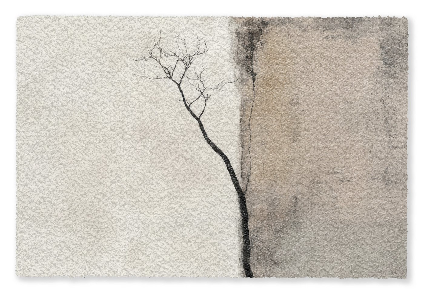 MuchoWow Fußmatte Wabi sabi - Pflanze - Beige, Rechteckig, innen Schmutzfangmatte, Tür, Schmutzfänger Flur, Teppich 60x40 cm