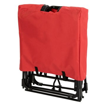 Grafner Bollerwagen Grafner® Bollerwagen Modell Offroad schwarz/rot mit Dach, bis 100kg belastbar, zusammenklappbar