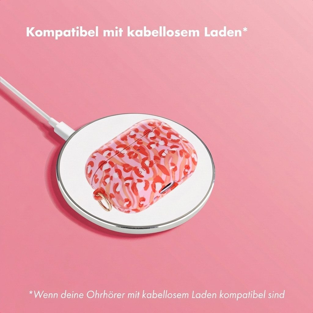 Selencia Kopfhörer-Schutzhülle Selencia Vivid Case Apple Airpods Pro 3 - Wild Spots Lipstick – Bild 5 von 5