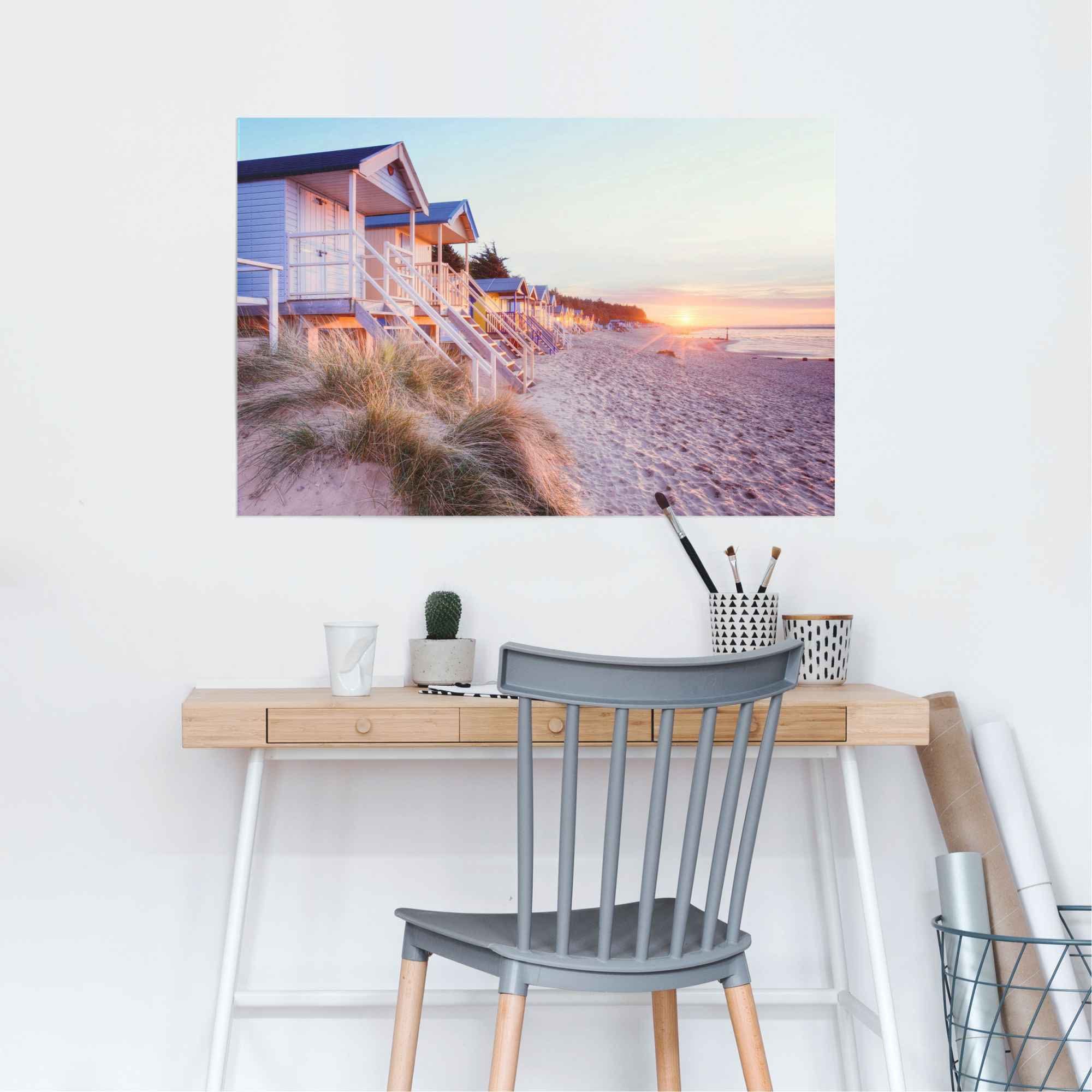 Reinders! Poster »Strandhäuser«, (1 Stück)-HomeTrends