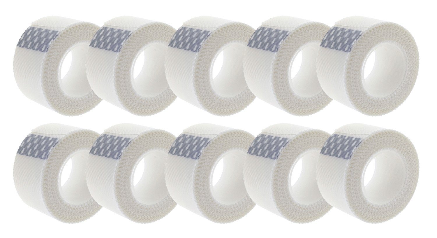 Nobamed Fixierpflaster Rollenpflaster Fixierpflaster weiß 10 Stück 25mm (Rollen, 10-St., Rollenspflaster) Verbandrolle Rollenverband Heftpflaster Seidenpflaster