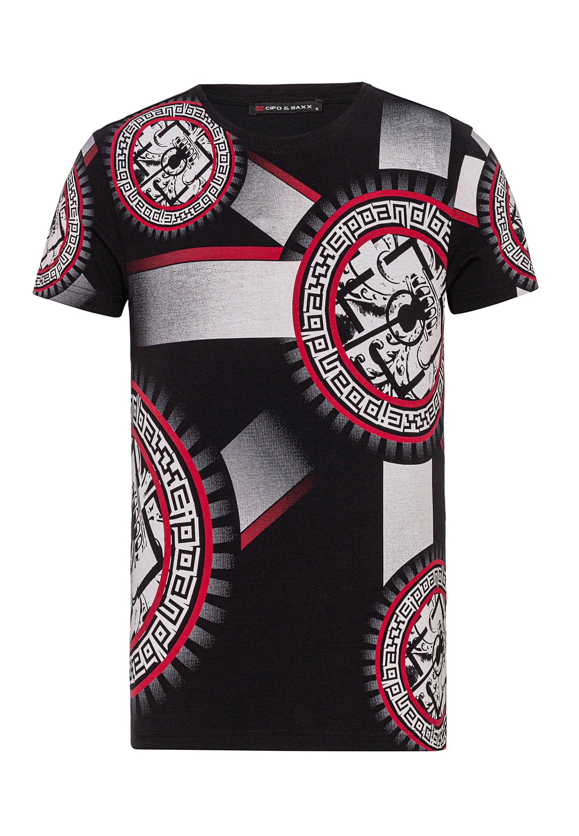 Cipo & Baxx T-Shirt T-Shirt Frontprint günstig online kaufen
