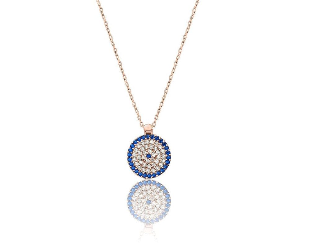 Einzelstück Kette mit Anhänger "Evil Eye" günstig online kaufen