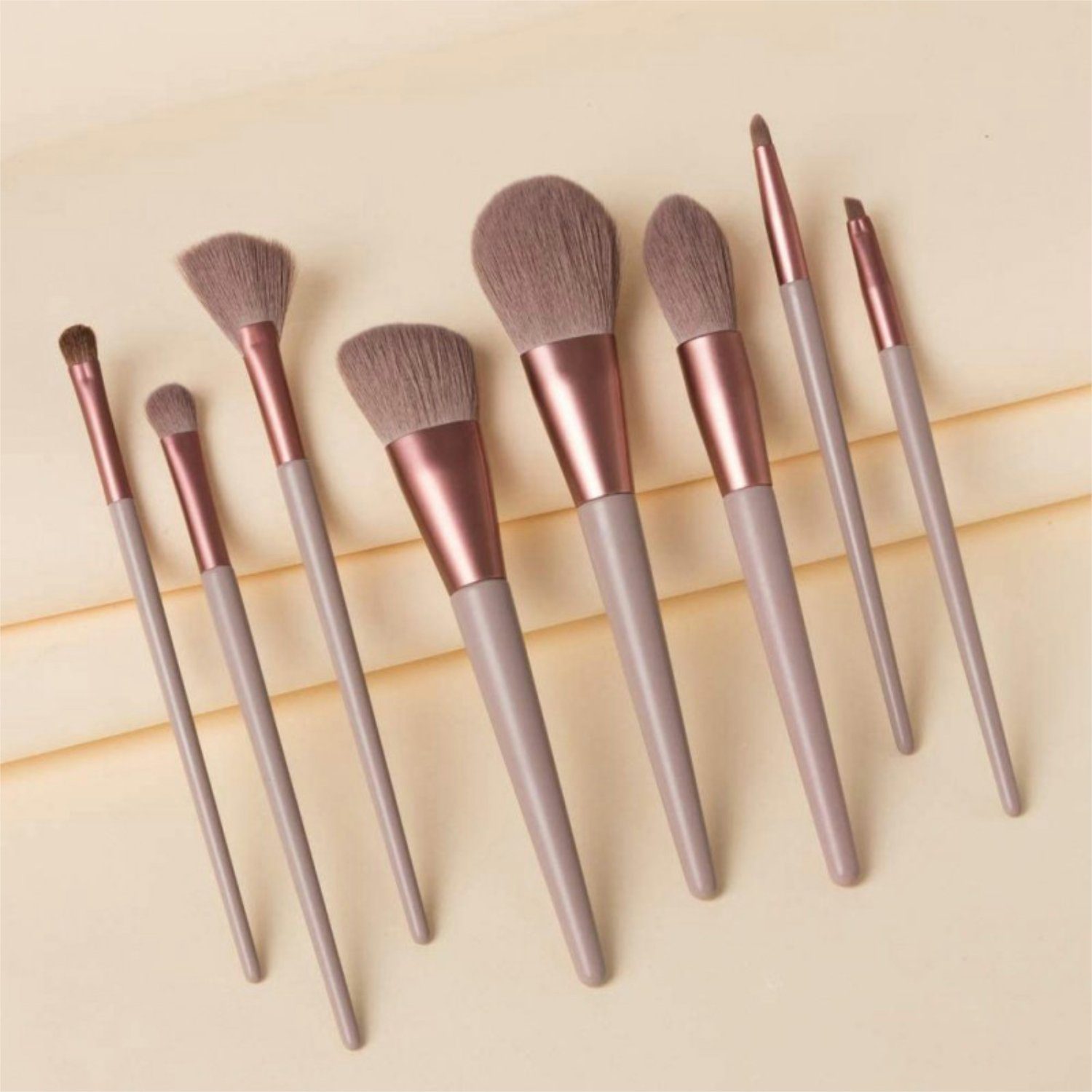 WS-Trend Kosmetikpinsel-Set Elegantes 8-teiliges Make-up Pinselset, 8 tlg.