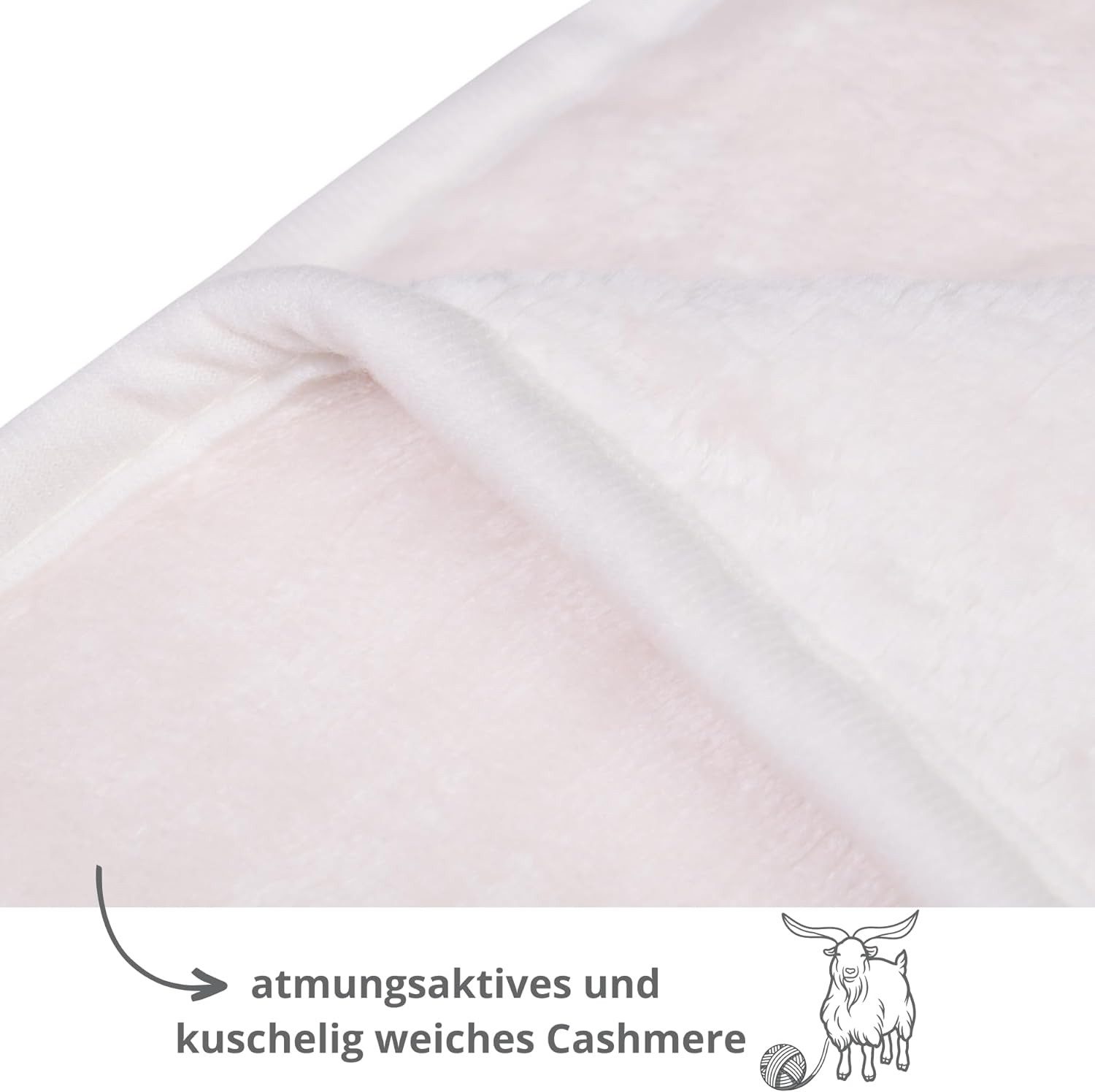 Kinderdecke Kuscheldecke Kids, liebling, Cashmere Feeling Kinderdecke, Prem günstig online kaufen