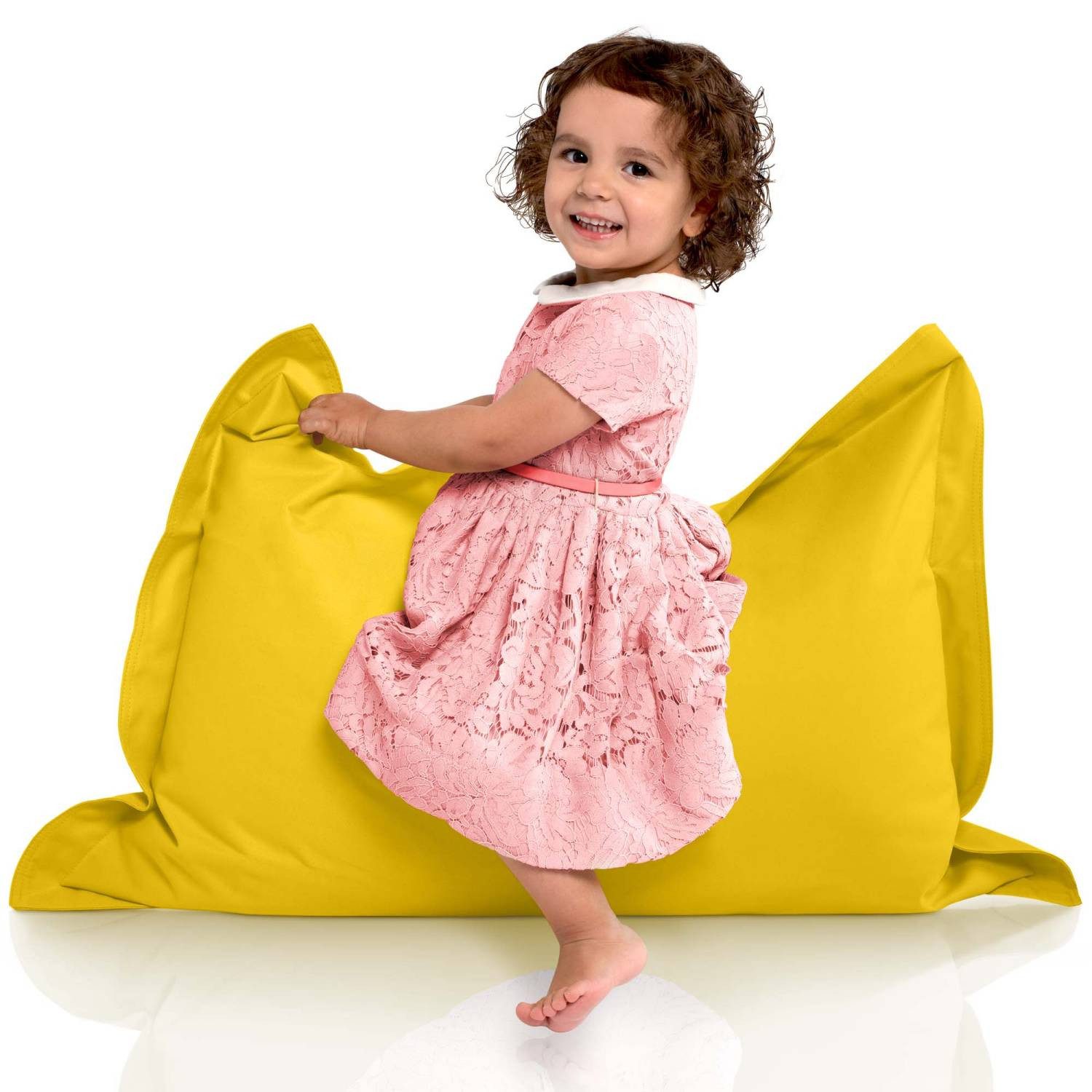 Green Bean Sitzsack Kinder-Sitzsack 70x100cm - 70 Liter (Kinder-Sitzsack 70x100cm & 70 Liter EPS-Perlen Füllung, - Indoor & Outdoor - Bean Bag Sitzkissen Bodenkissen), Sessel Riesensitzsack Liegekissen für Jungen & Mädchen