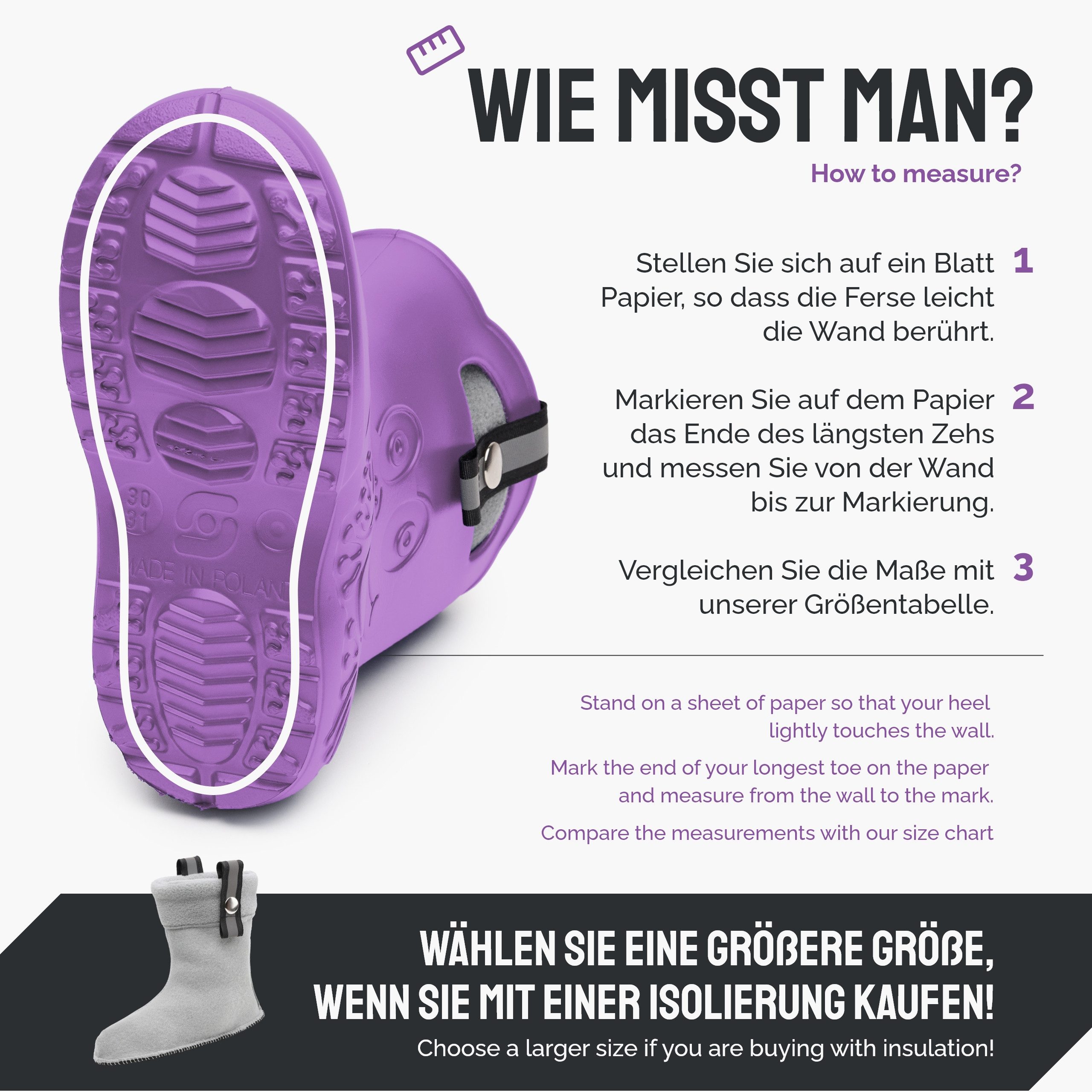Ladeheid Kinder Federleichte Gummistiefel Thermo mit Fütterung LA-CA-Frog245 Gummistiefel – Bild 2 von 5