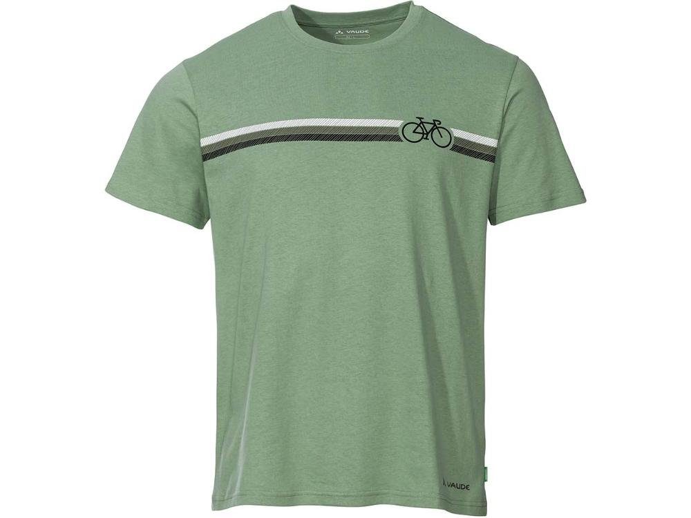 VAUDE T-Shirt VAUDE Herren-T-Shirt 'Cyclist V' mit Rundhalsaussc willow green