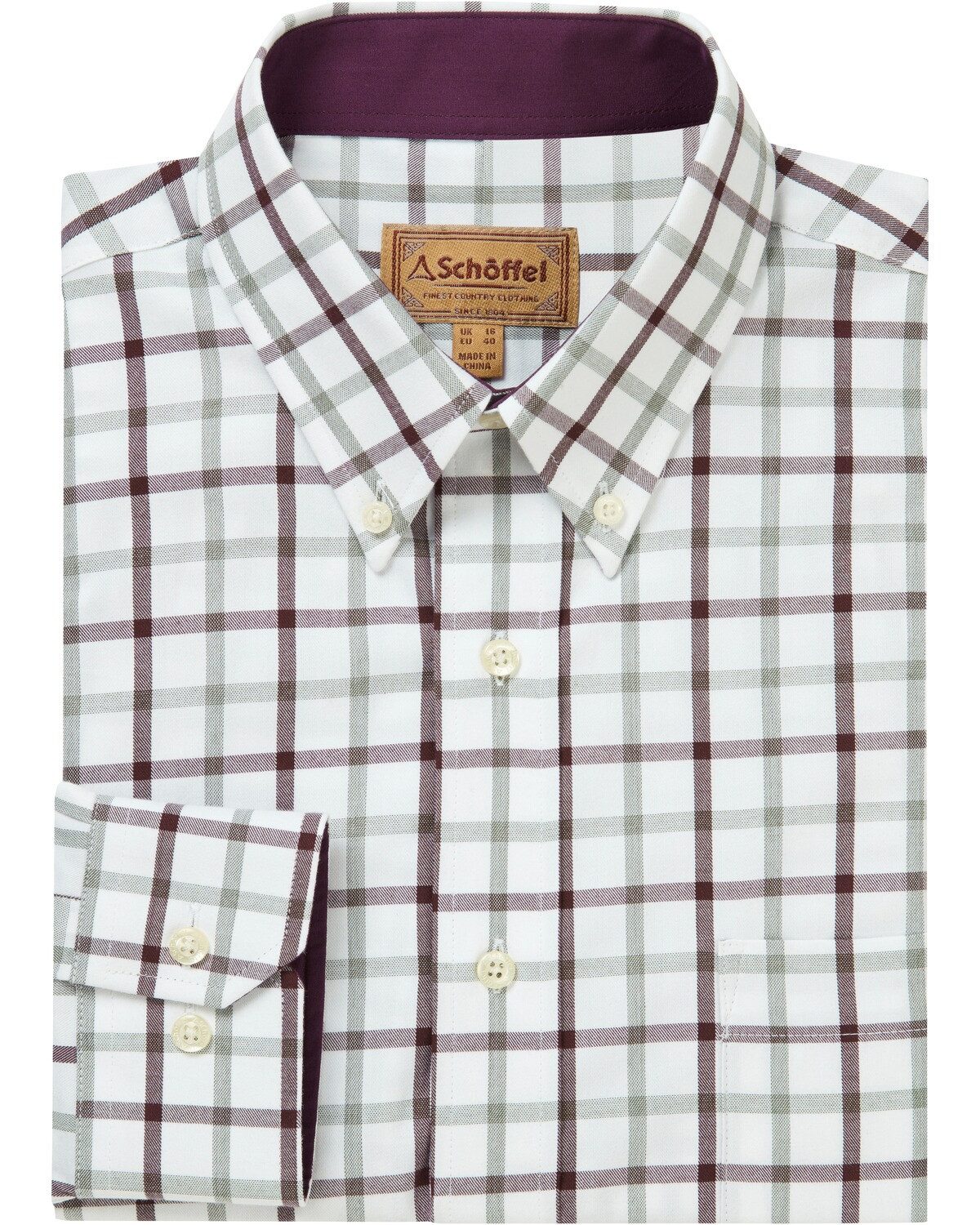 Schöffel Country Langarmhemd Karohemd