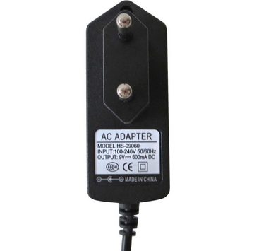 keepdrum 9V 600mA AC-Adapter Netzteil