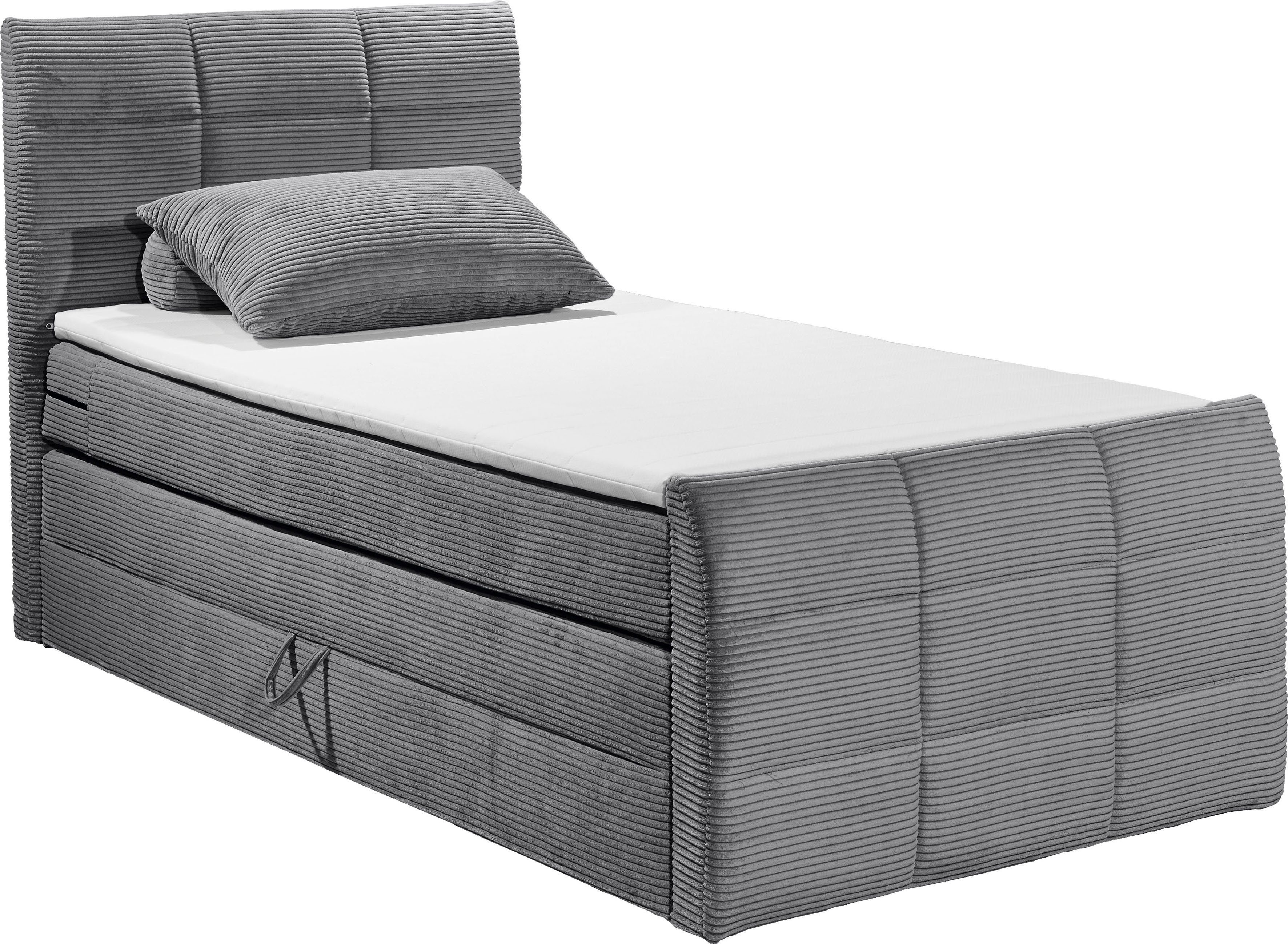 ED EXCITING DESIGN Boxspringbett Bolivia, harte Seite mit Kokosmatte, weich günstig online kaufen