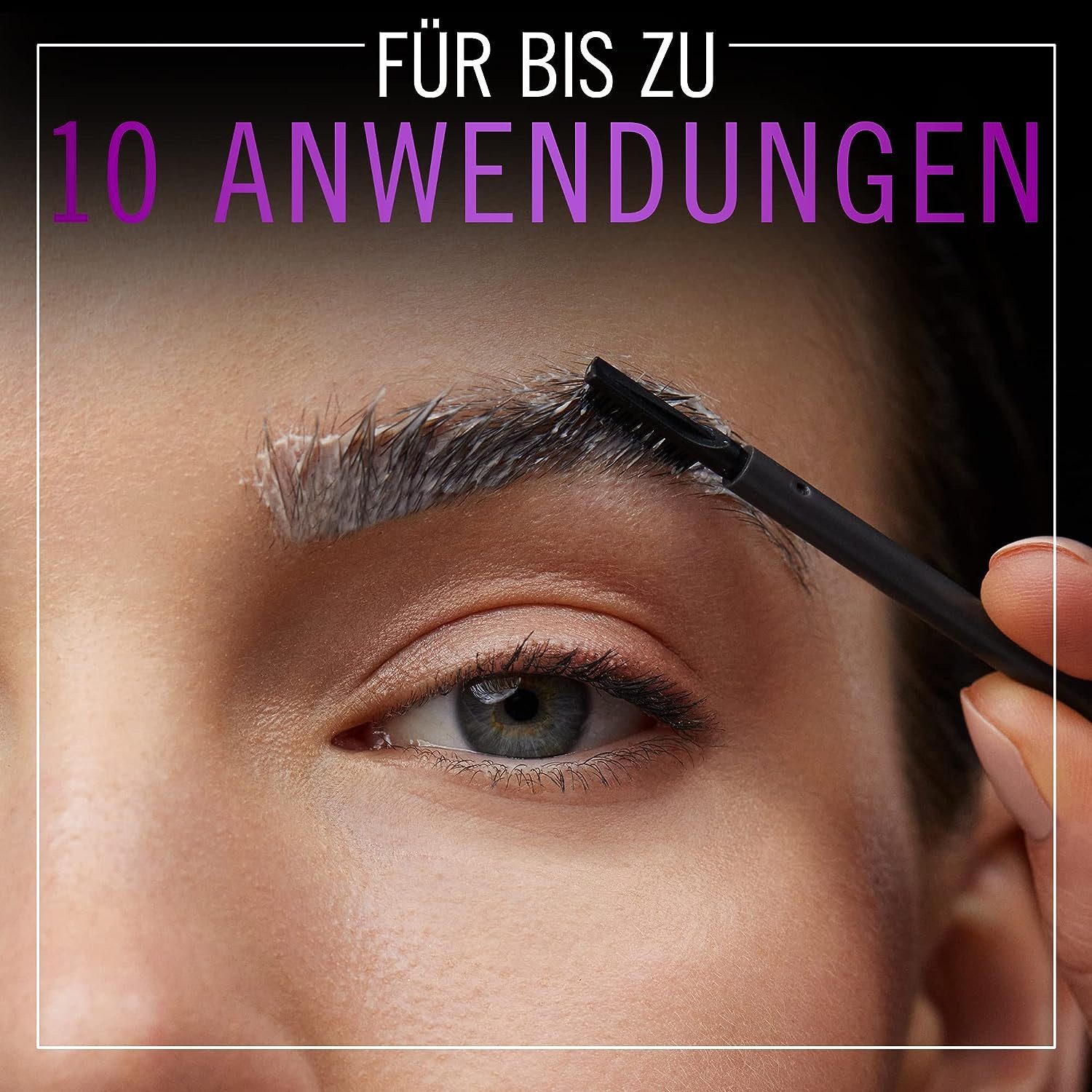 Syoss Augenbrauenfarbe Dunkelbraun 17 ml, für einen natürlichen Look, langanhaltend – Bild 4 von 5