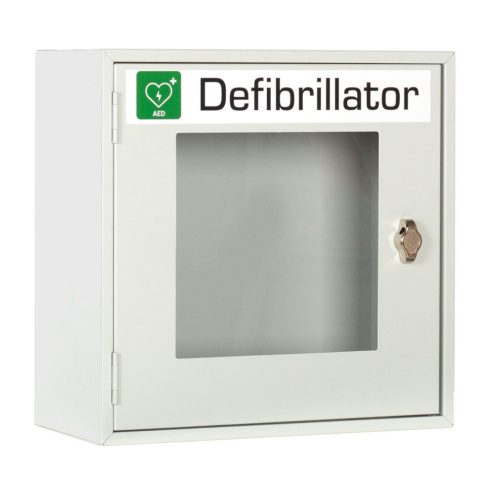 Steelboxx Fächerschrank AED Defibrillator Schrank 400 x 400 x 200 mm lichtg günstig online kaufen