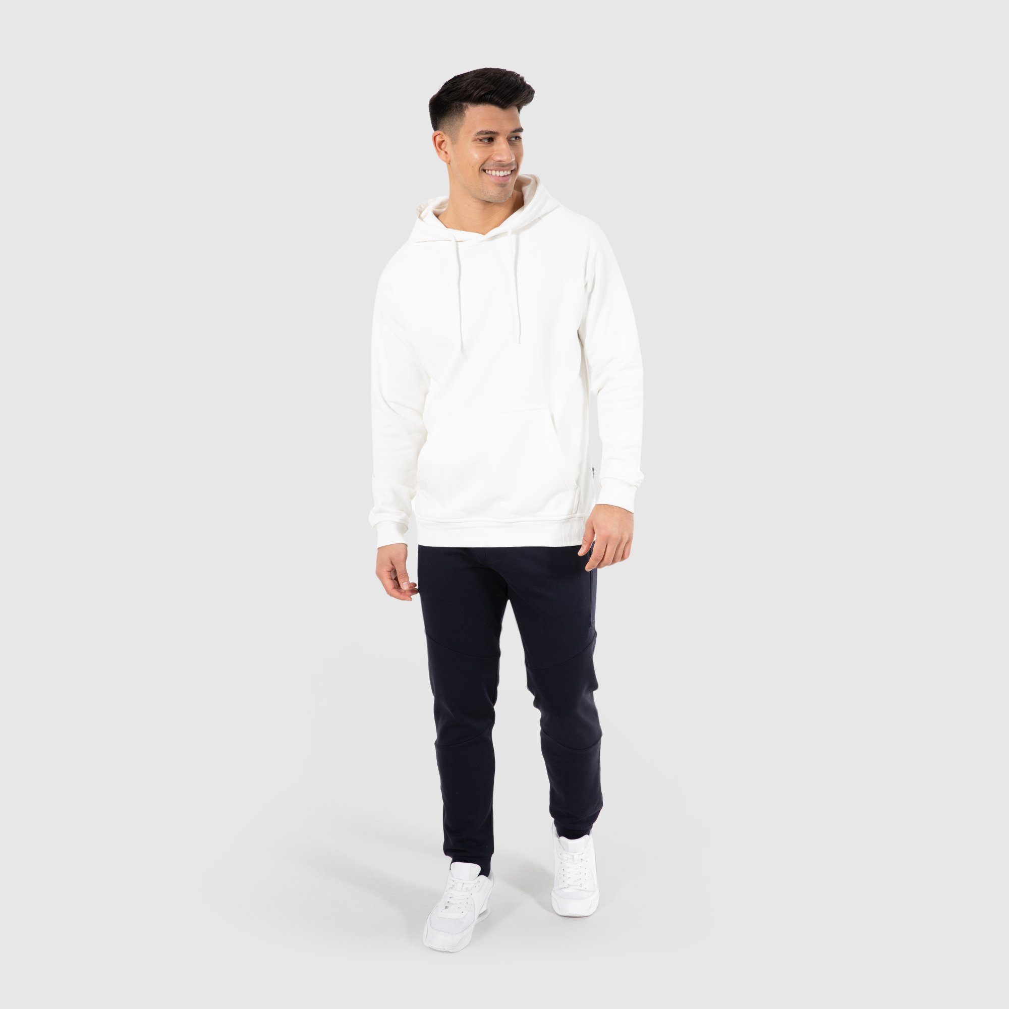 Jagger Smilodox Hoodie 100% Creme Baumwolle