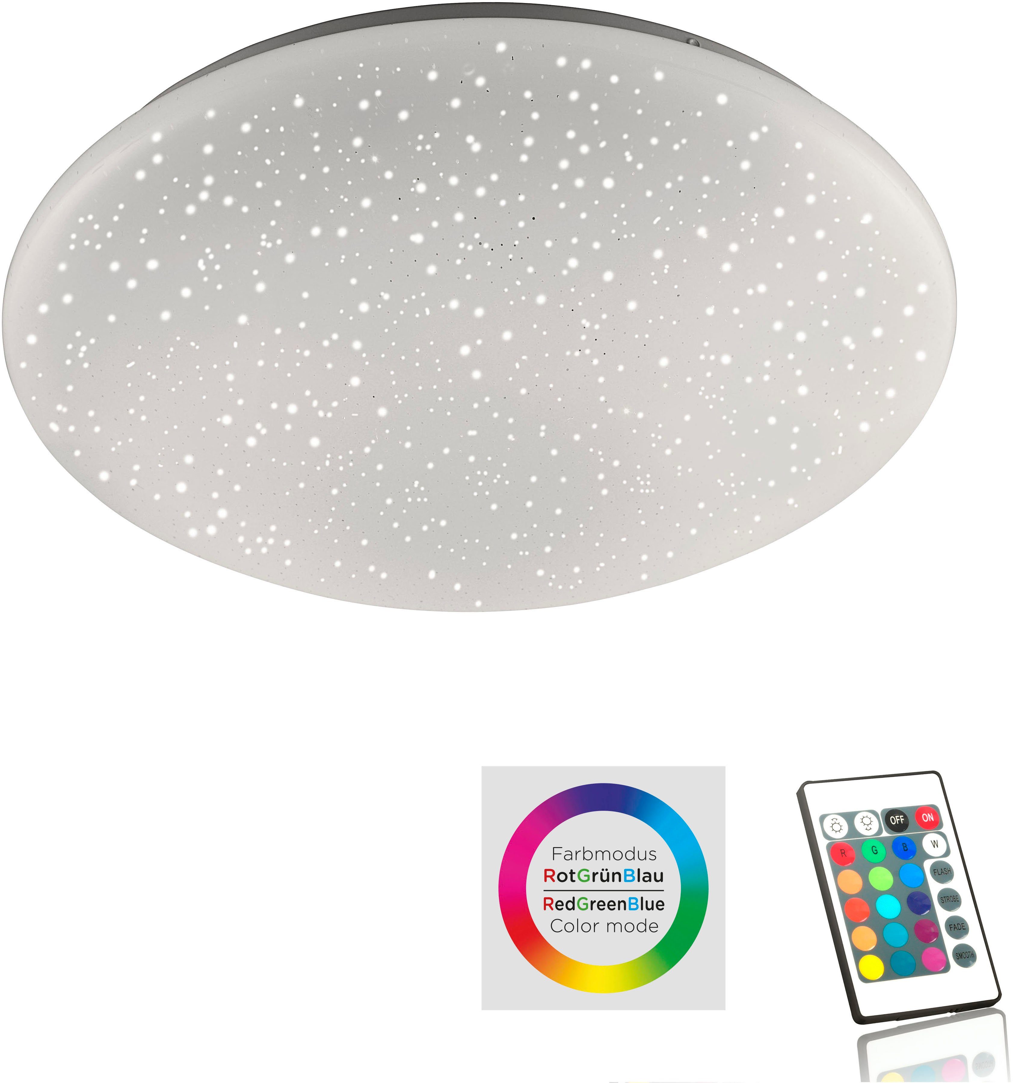 JUST LIGHT Deckenleuchte SKYLER, Dimmfunktion, Farbwechsel, günstig online kaufen