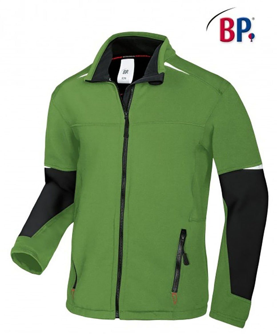 bp Arbeitsjacke Fleecejacke Outdoor Arbeitsjacke Fleece Stehkragen langarm grün