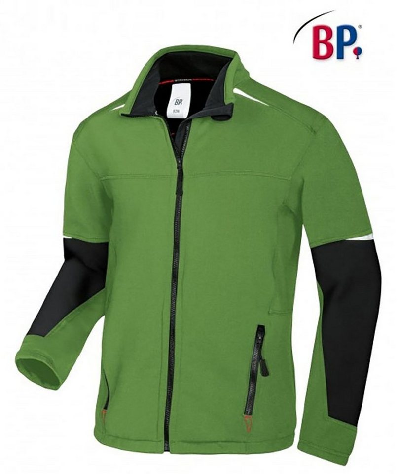 bp Arbeitsjacke BP® Fleecejacke Outdoor Arbeitsjacke Fleece Stehkragen  langarm grün für Herren 1987-679