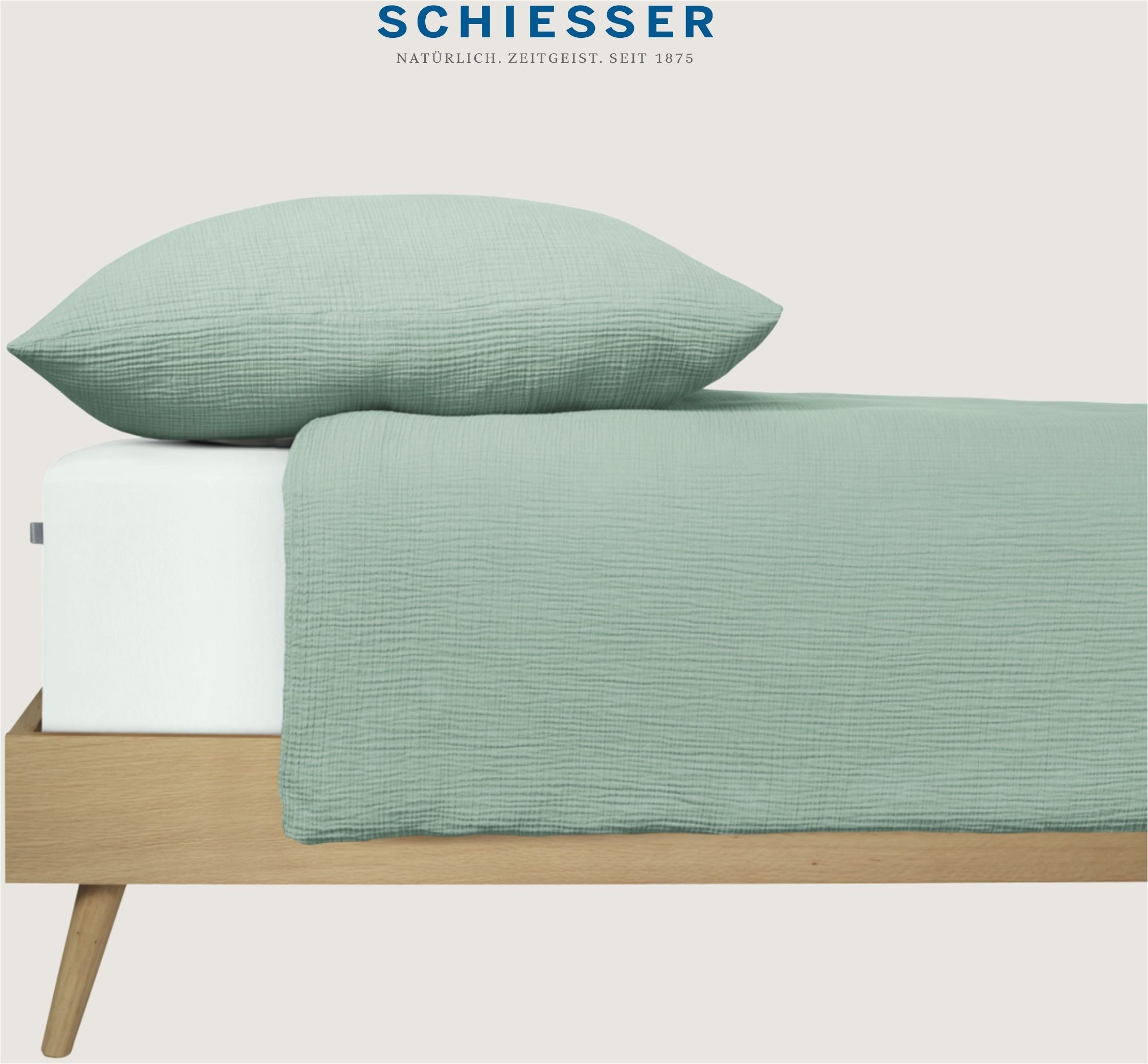 Schiesser Bettwäsche Molly aus supersofter Musselin-Qualität in gedeckten F günstig online kaufen