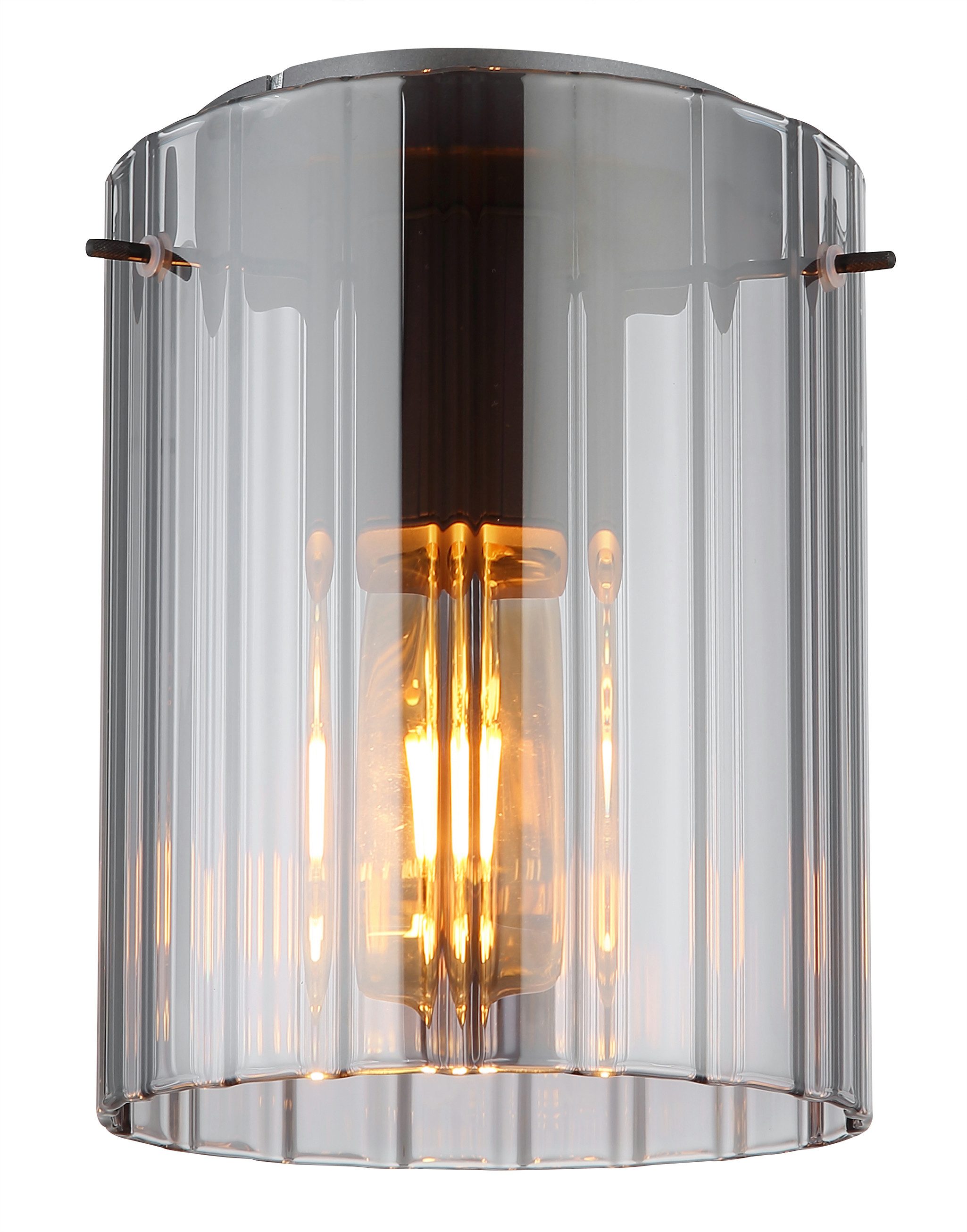 GLOBO LIGHTING Deckenleuchte TULIVAR, ohne Leuchtmittel, Deckenlampe/Rillen/Flur/Wohnzimmer