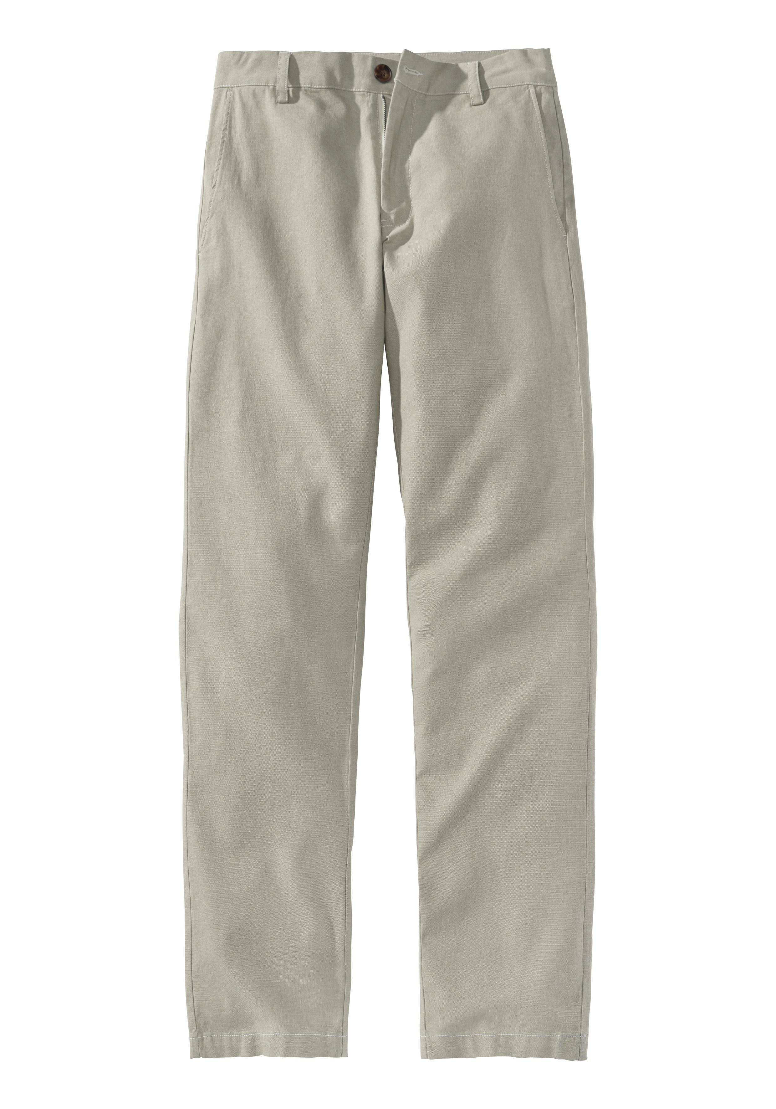John Devin Chinohose regular-fit, lange Oxford Hose aus elastischer Baumwoll-Qualität. € 44,99