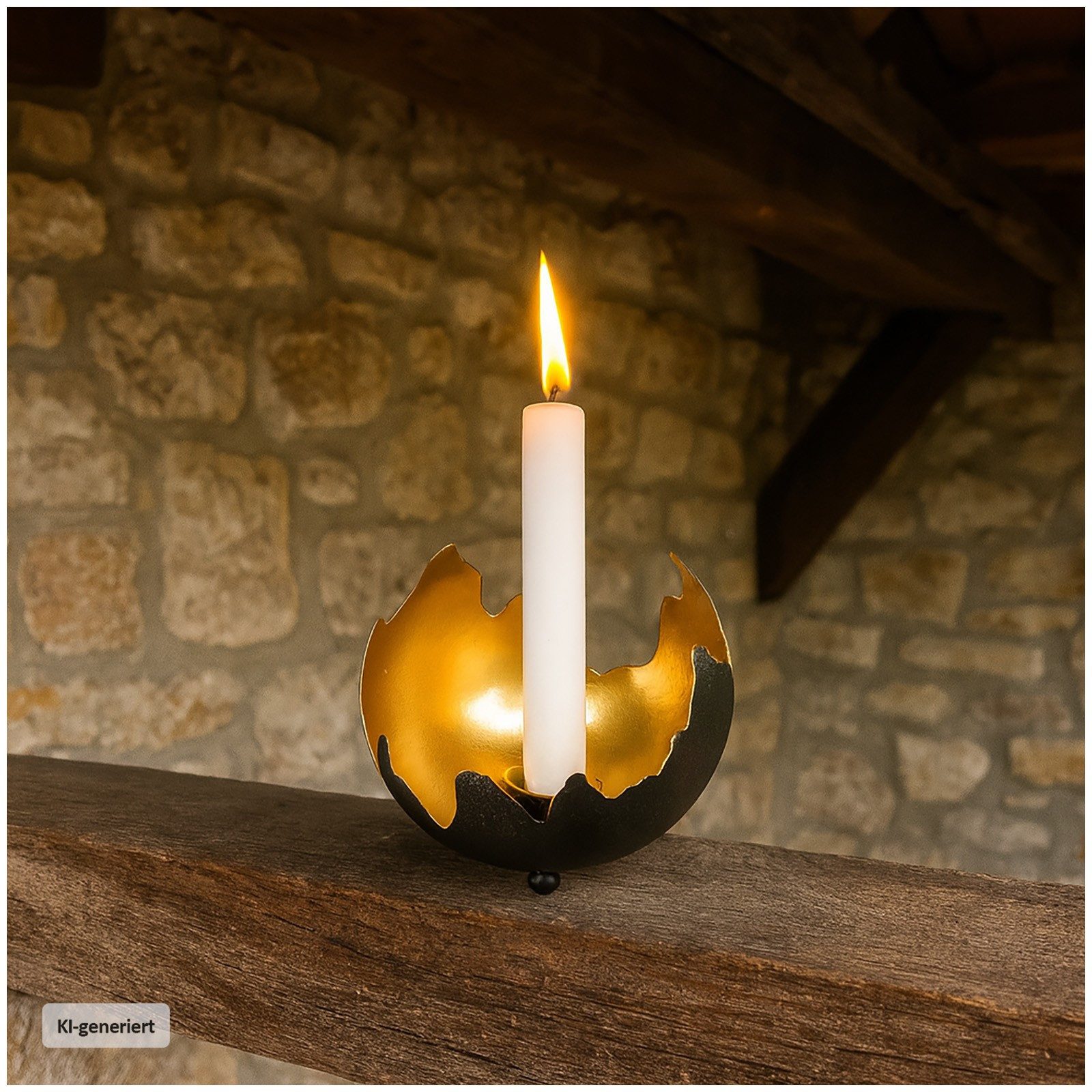 HTI-Living Kerzenständer Kerzenständer Verena (Stück, 1 St., 1 Kerzenständer ohne Kerze), Kerzenhalter für Stab-/Tafelkerzen