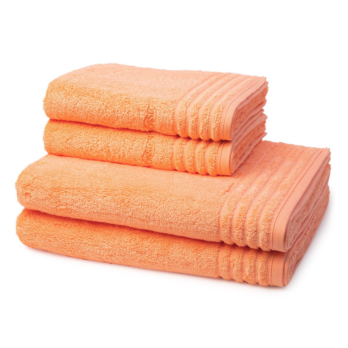 Vossen Handtuch Set Vienna Style Supersoft, Frottee (Spar-Set, 4-St), 2 X Handtuch 2 X Duschtuch im Set - Baumwolle - Saugstark