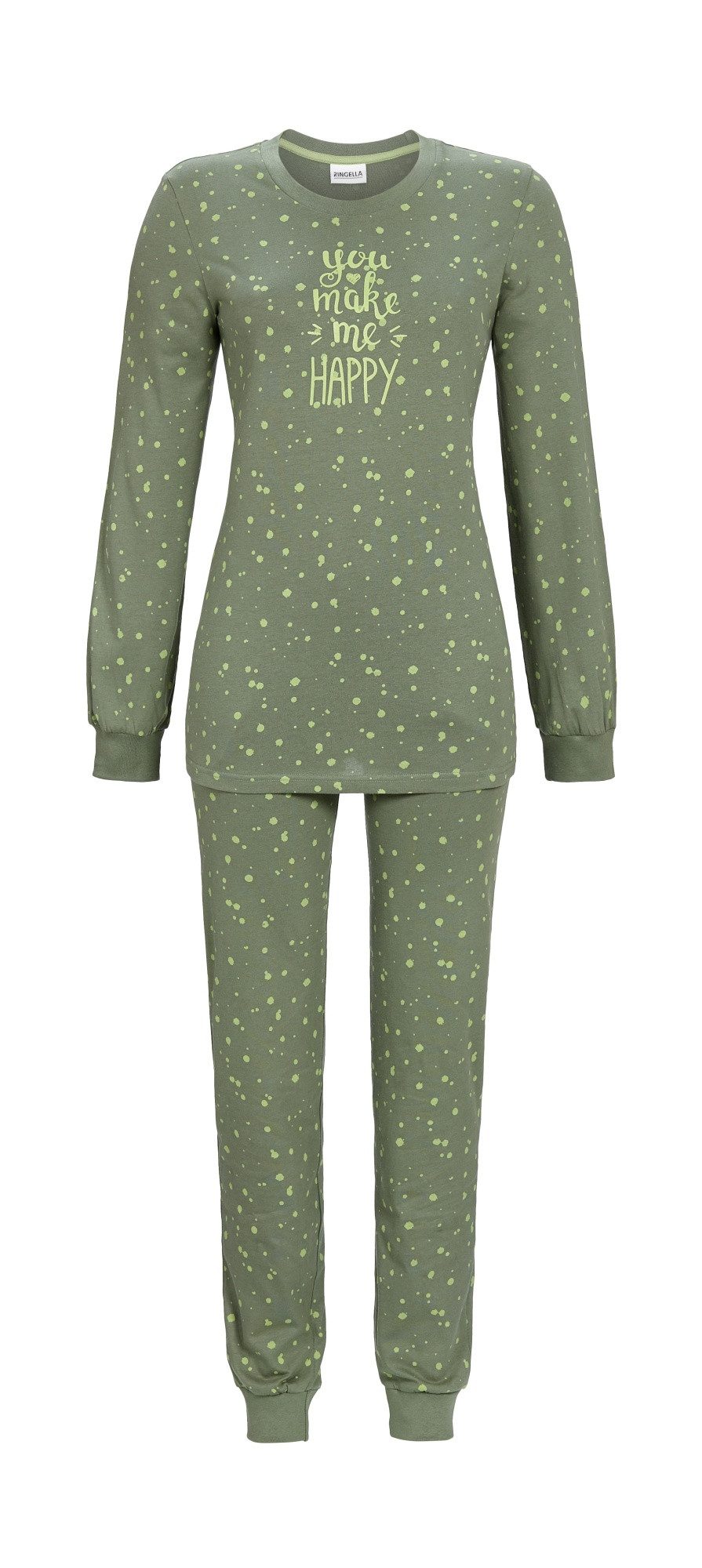 Ringella Pyjama mit Strickbündchen (2 tlg)