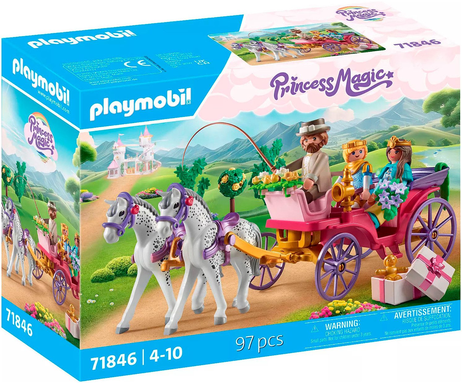Playmobil® Kutschfahrt mit Prinzessin und Prinz (71846), Playmobil Princess günstig online kaufen