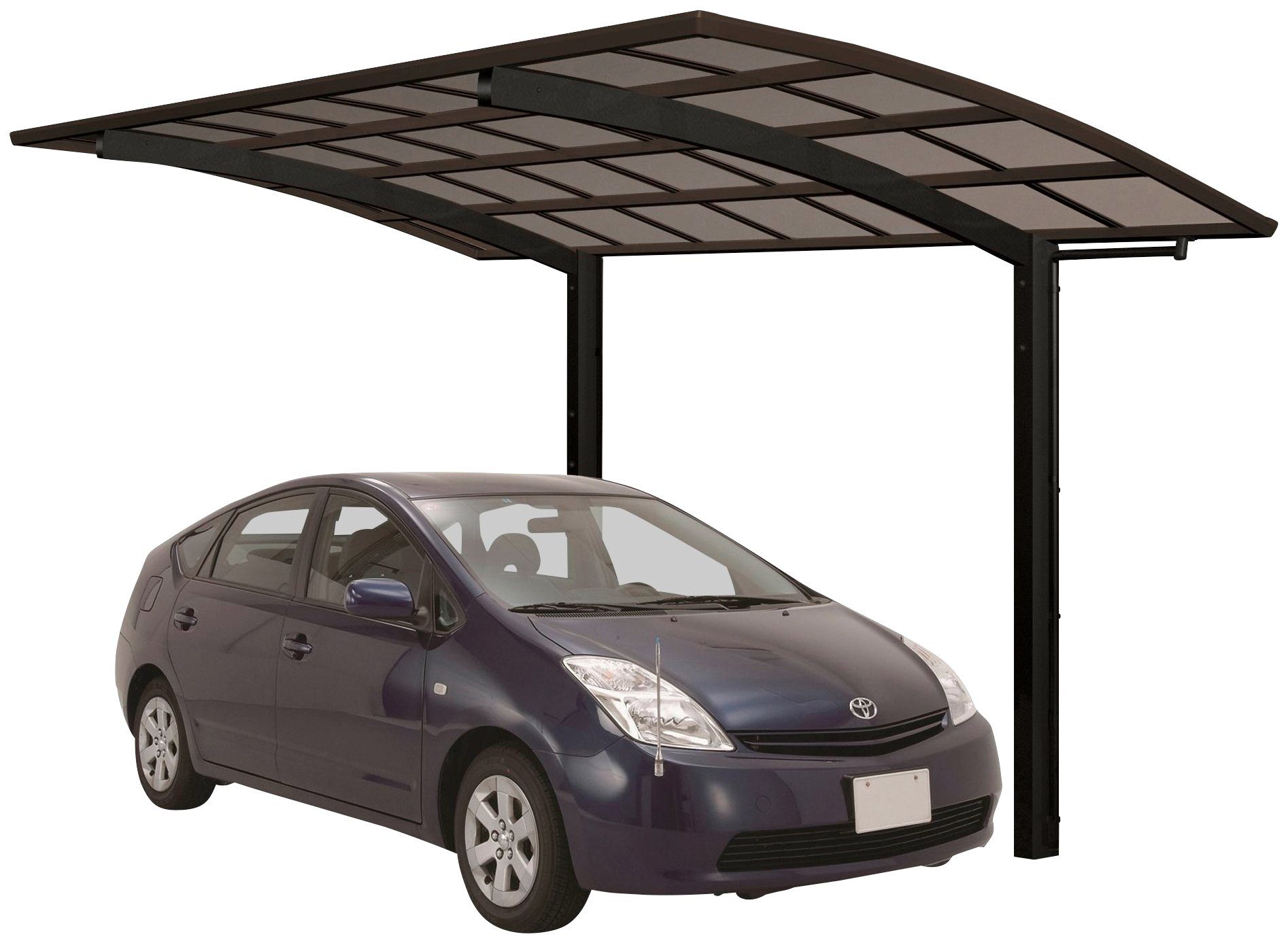 Einzelcarport cm, Standard-schwarz, Aluminium cm Ximax 240 270x495 Typ Portoforte BxT: Einfahrtshöhe, 80