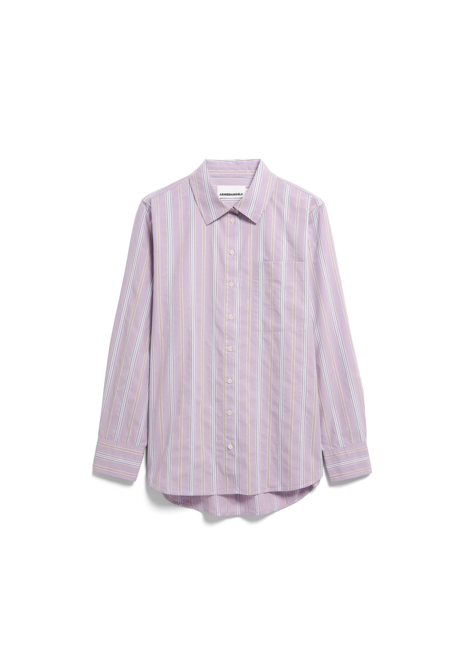 Langarmbluse STRIPE Bluse aus 100% Bio-Baumwolle