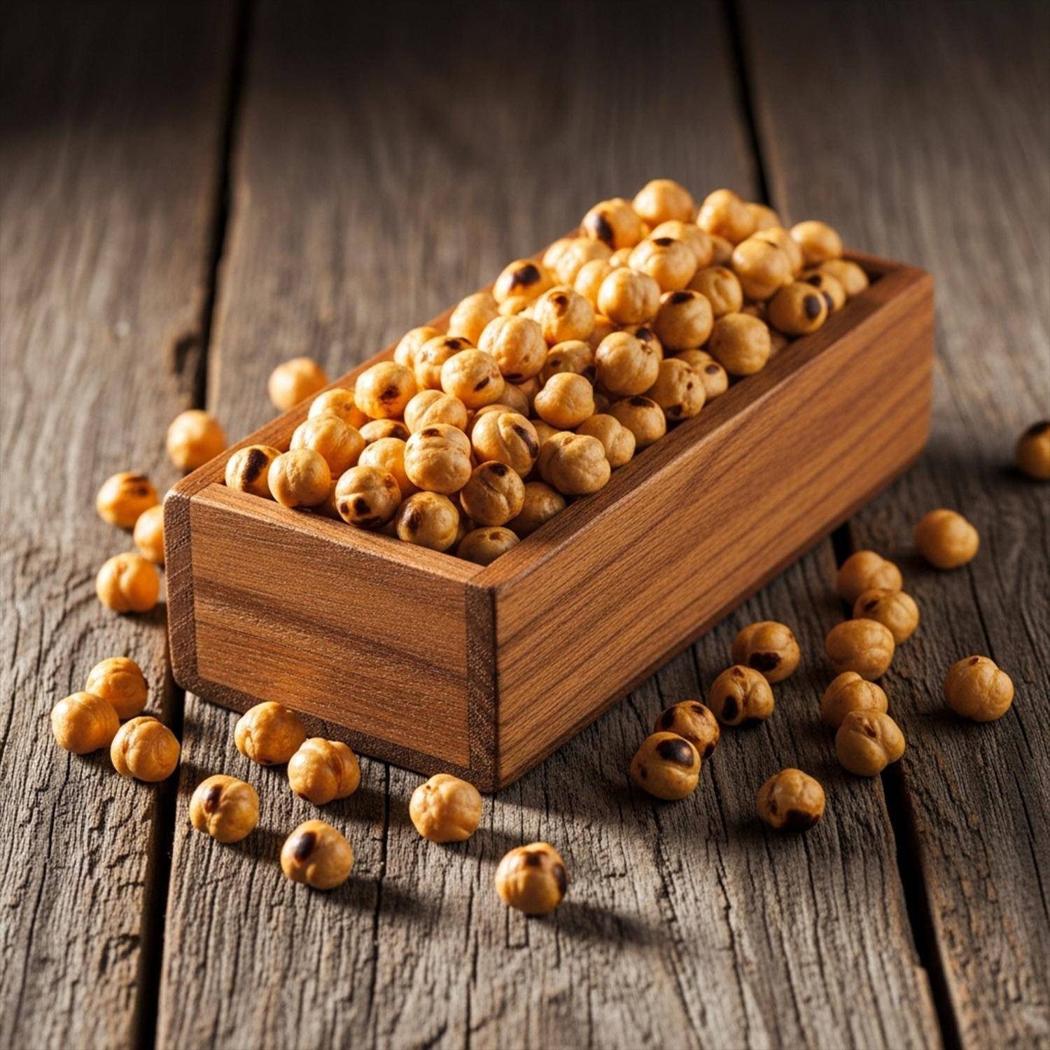 We_Natur Nüsse Geröstete Kichererbsen – Knuspriger, natürlicher Snack 800g