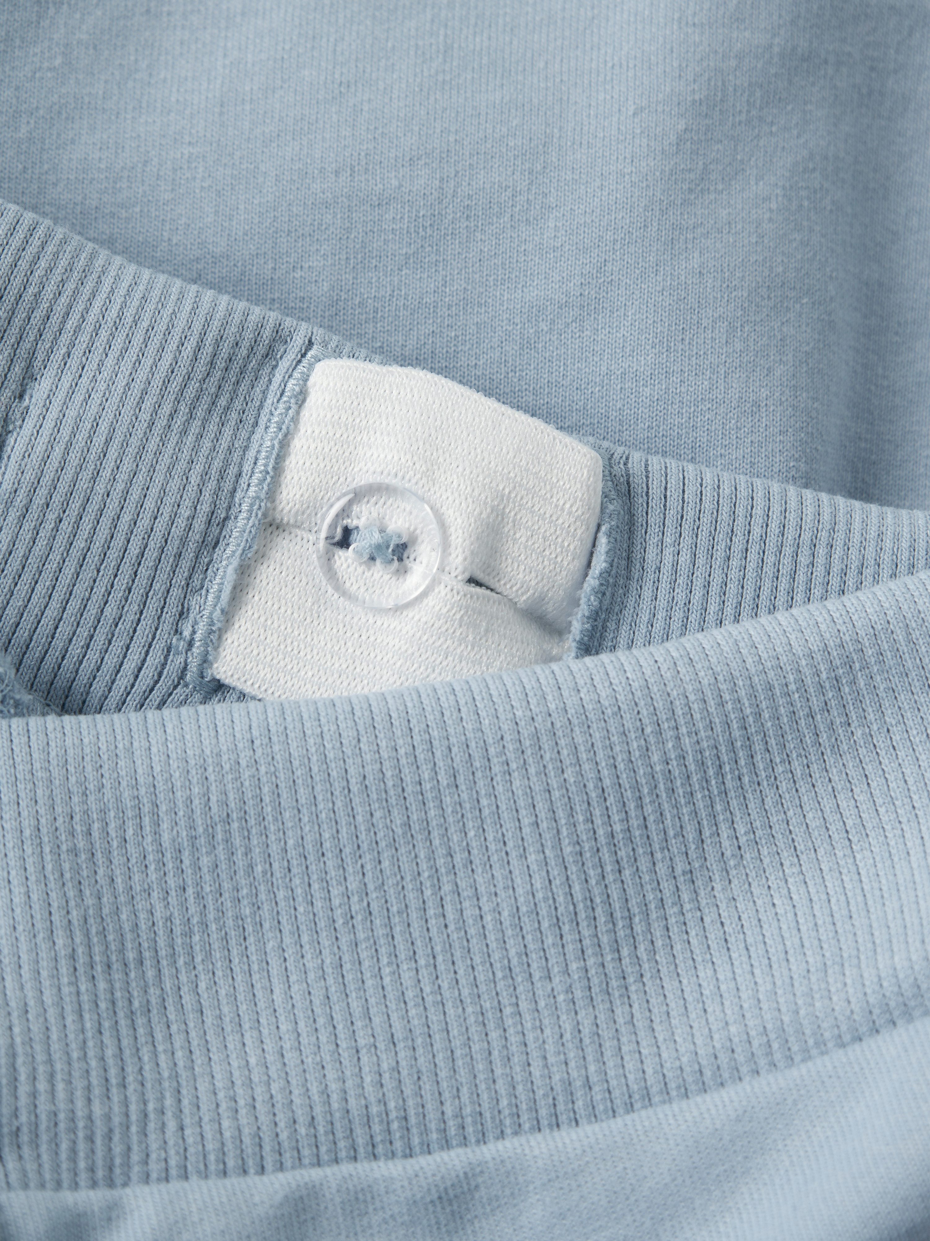 Name It Sweatshorts NKMVIMO SWE SHORTS BRU NOOS Baumwollmischung, Umschlagsaum, Reißverschlusstaschen