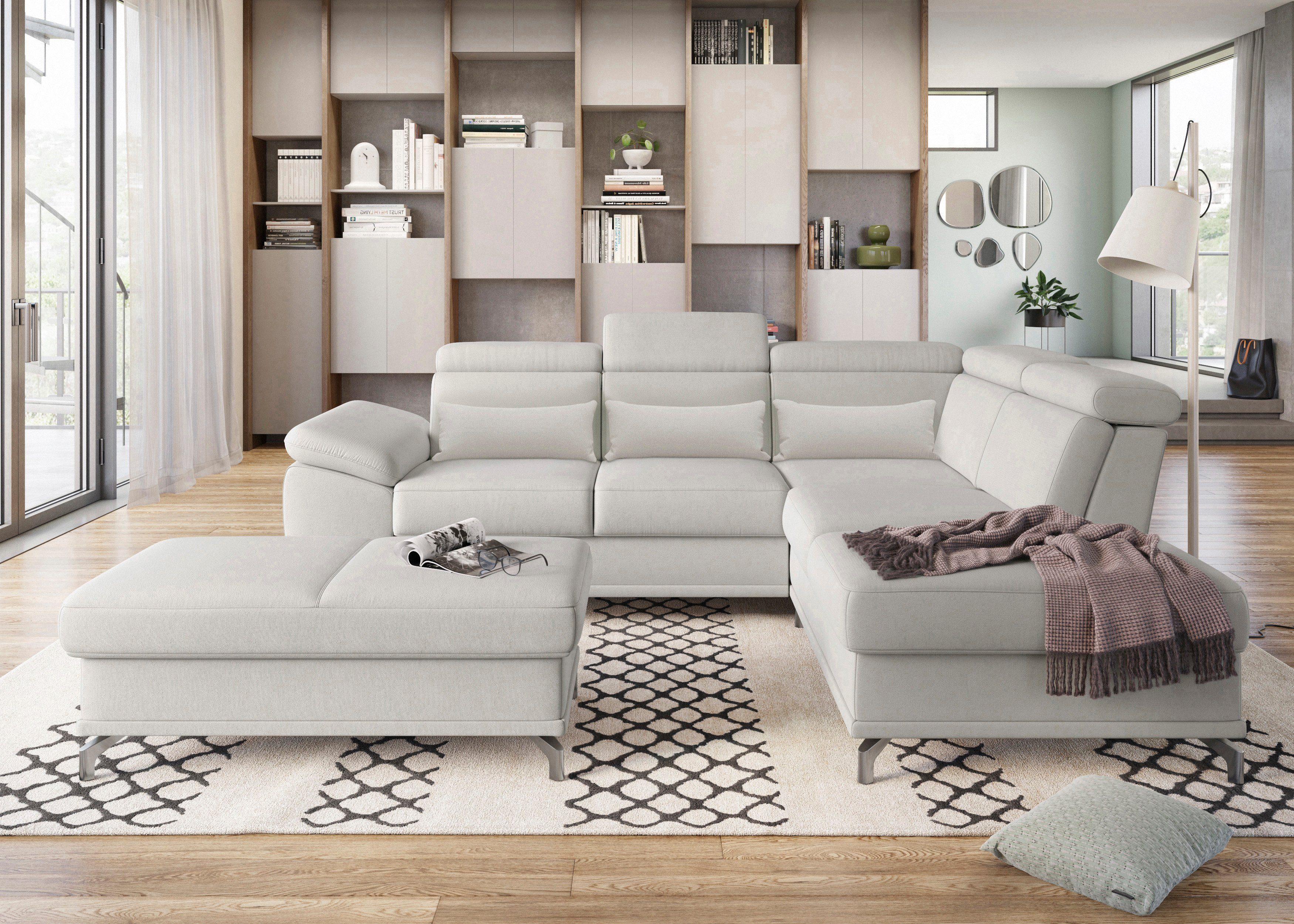 sit&more Ecksofa Cabrio L-Form, mit Sitztiefenverstellung, günstig online kaufen