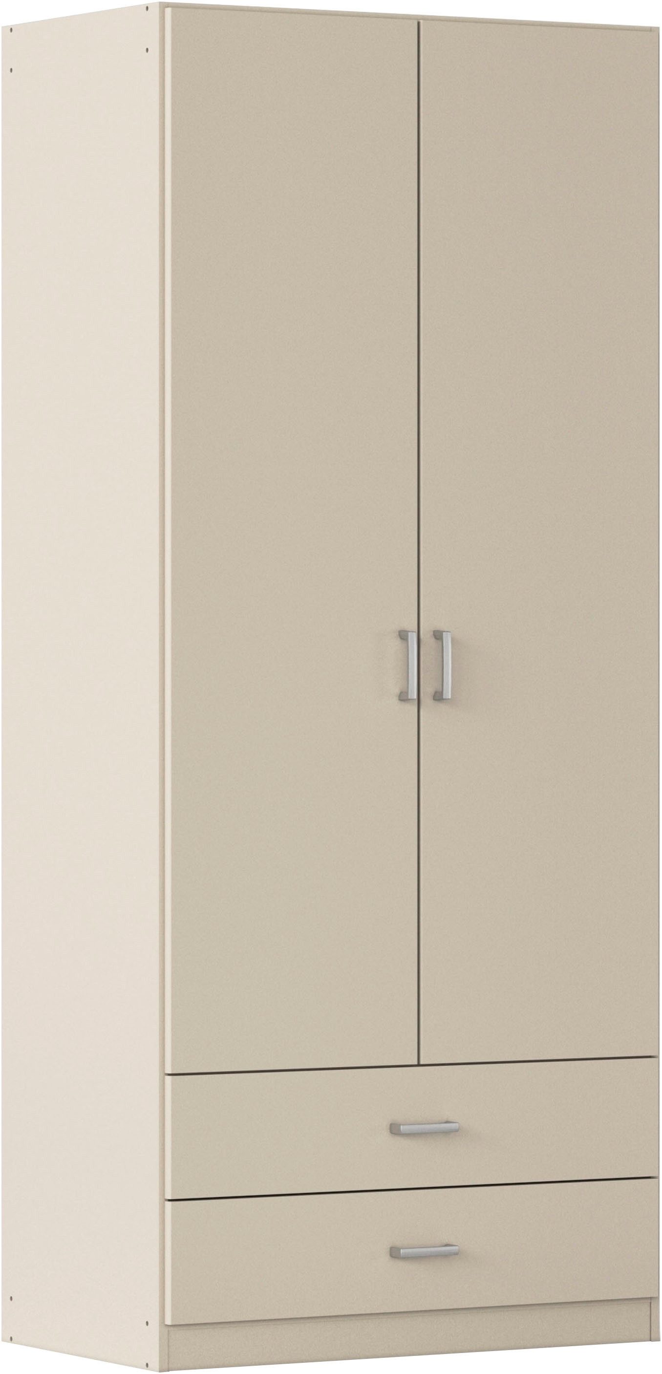 rauch Drehtürenschrank Kleiderschrank Garderobe GAMMA Breite 91 cm (in 3 Ausstattungen BASIC/CLASSIC/PREMIUM (inkl. SOFT-CLOSE-Funktion) mit Schubladen, verschi – Bild 2 von 5