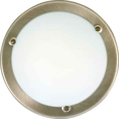 Rabalux Deckenleuchte "Ufo" Metall, weiß, rund, E27, ø285mm