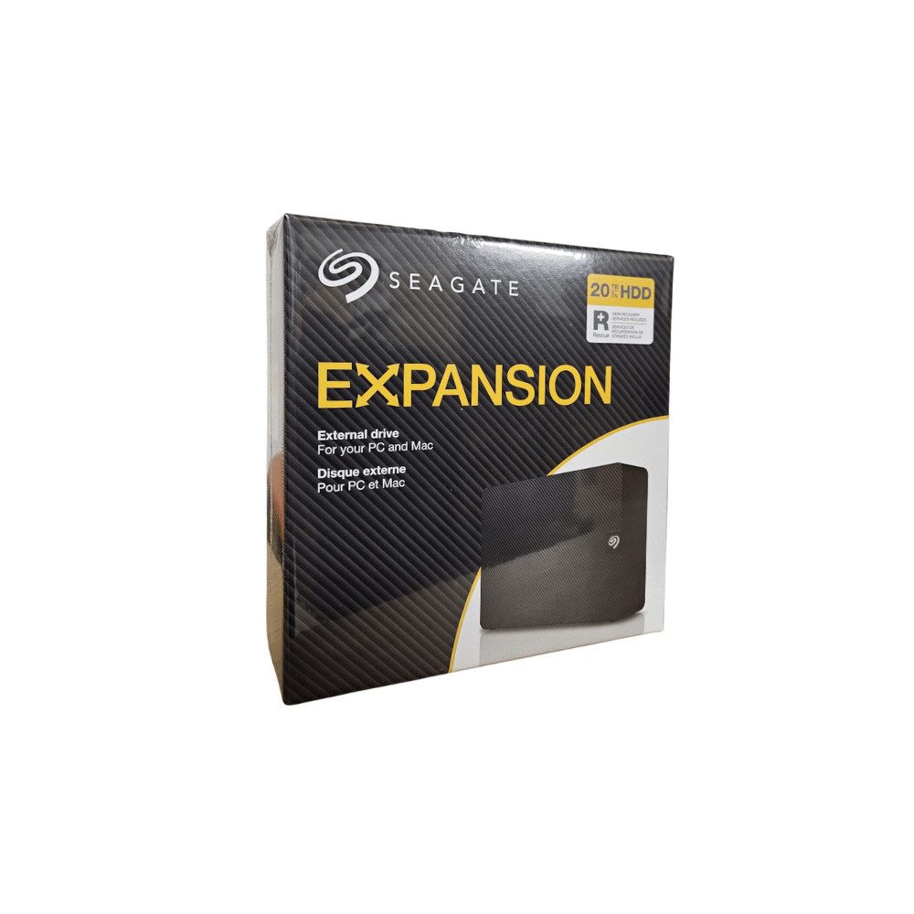 Seagate Seagate Expansion Festplatte - 20 TB extern (Stationär) - STKP20000400 externe HDD-Festplatte 3,5", 20TB Speicher, USB 3.2