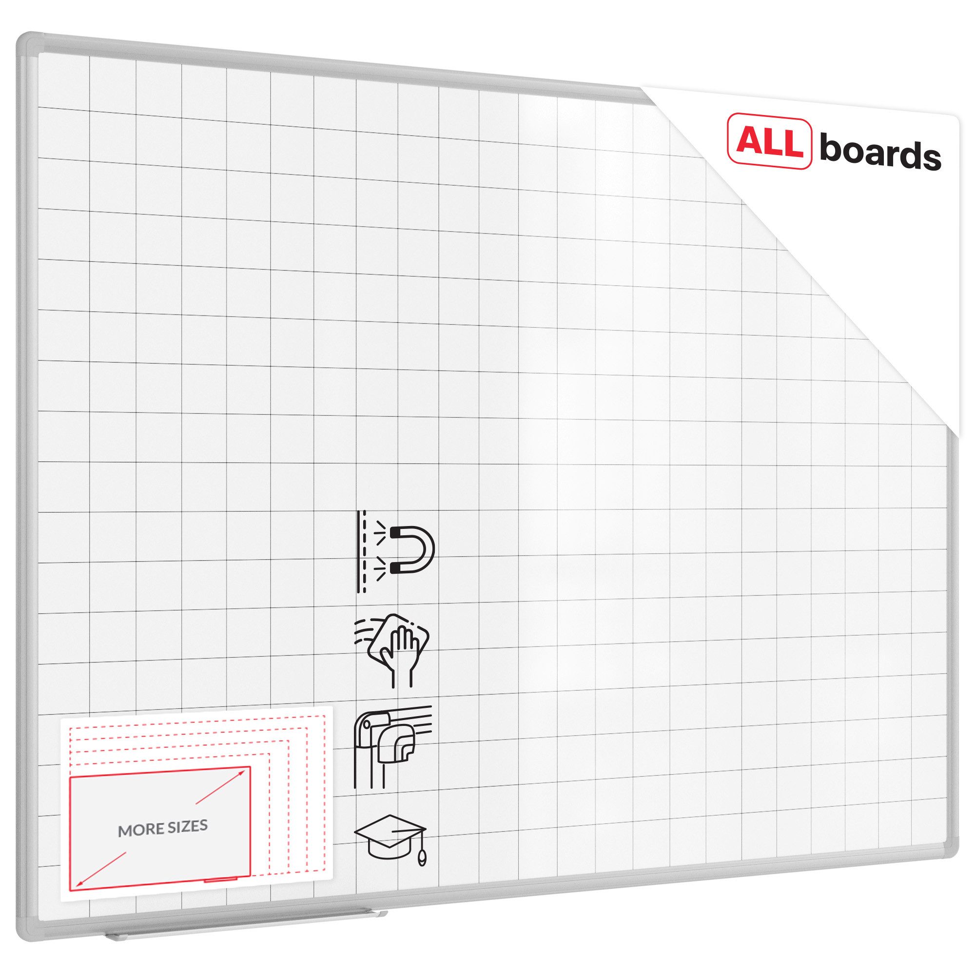 ALLboards Tafel ALLboards Magnetisches Whiteboard