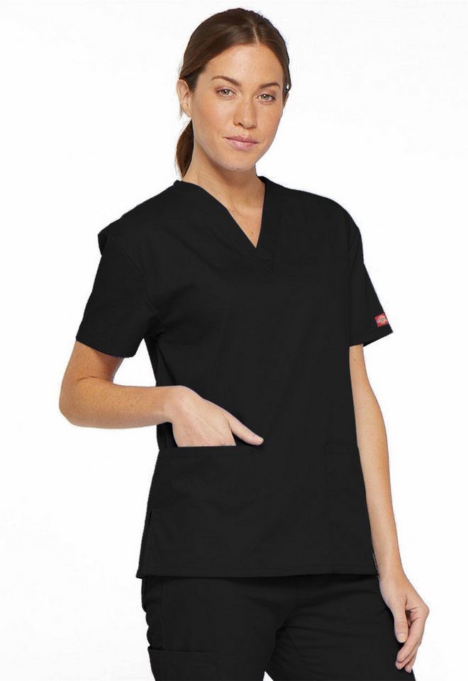 Dickies Funktionsbluse Unisex EDS Schlupfhemd V-Neck, Every Day Scrubs Kasack mit 2 aufgesetzten Taschen