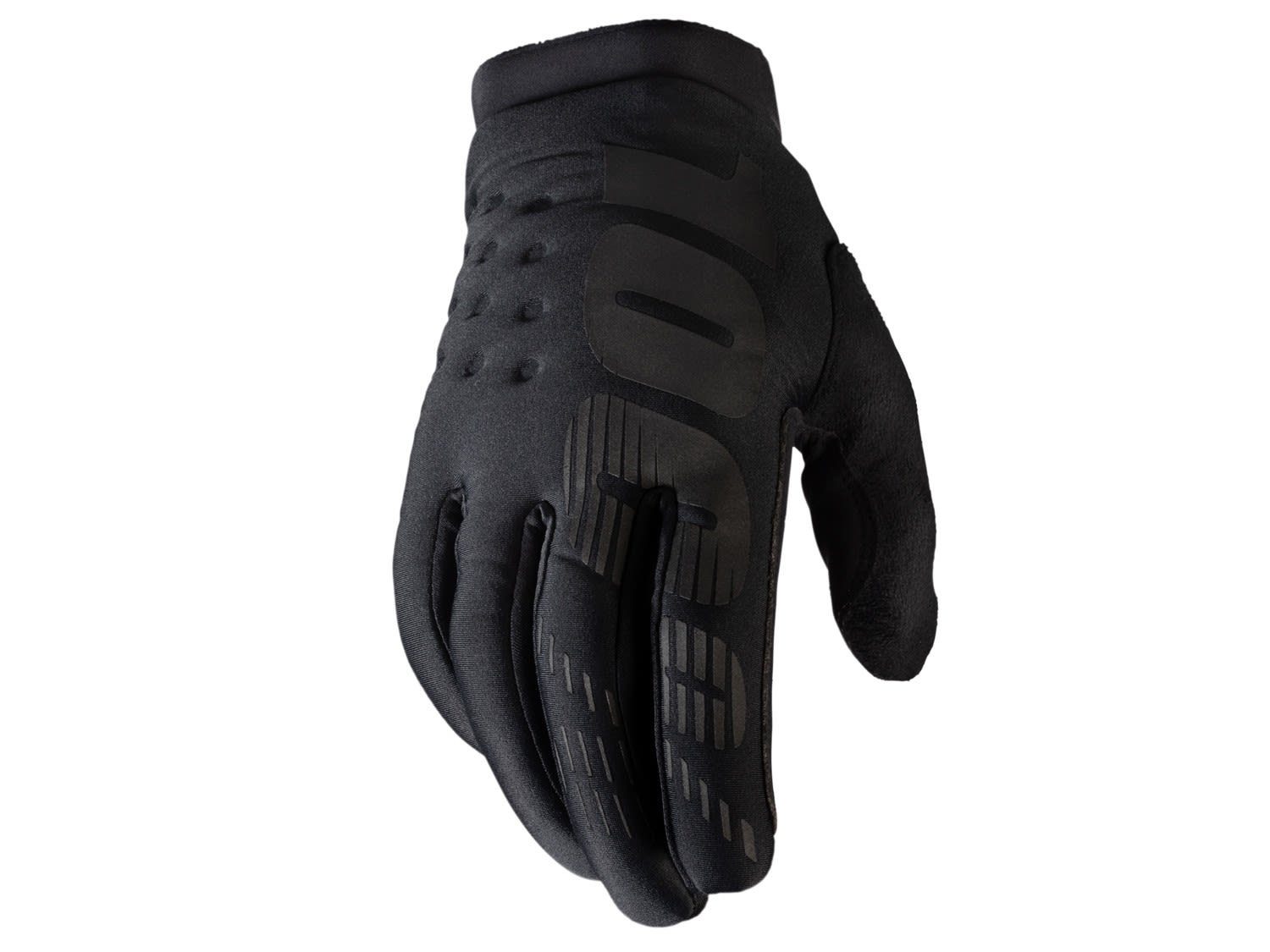 100% Fleecehandschuhe 100% Brisker Black Accessoires Glove