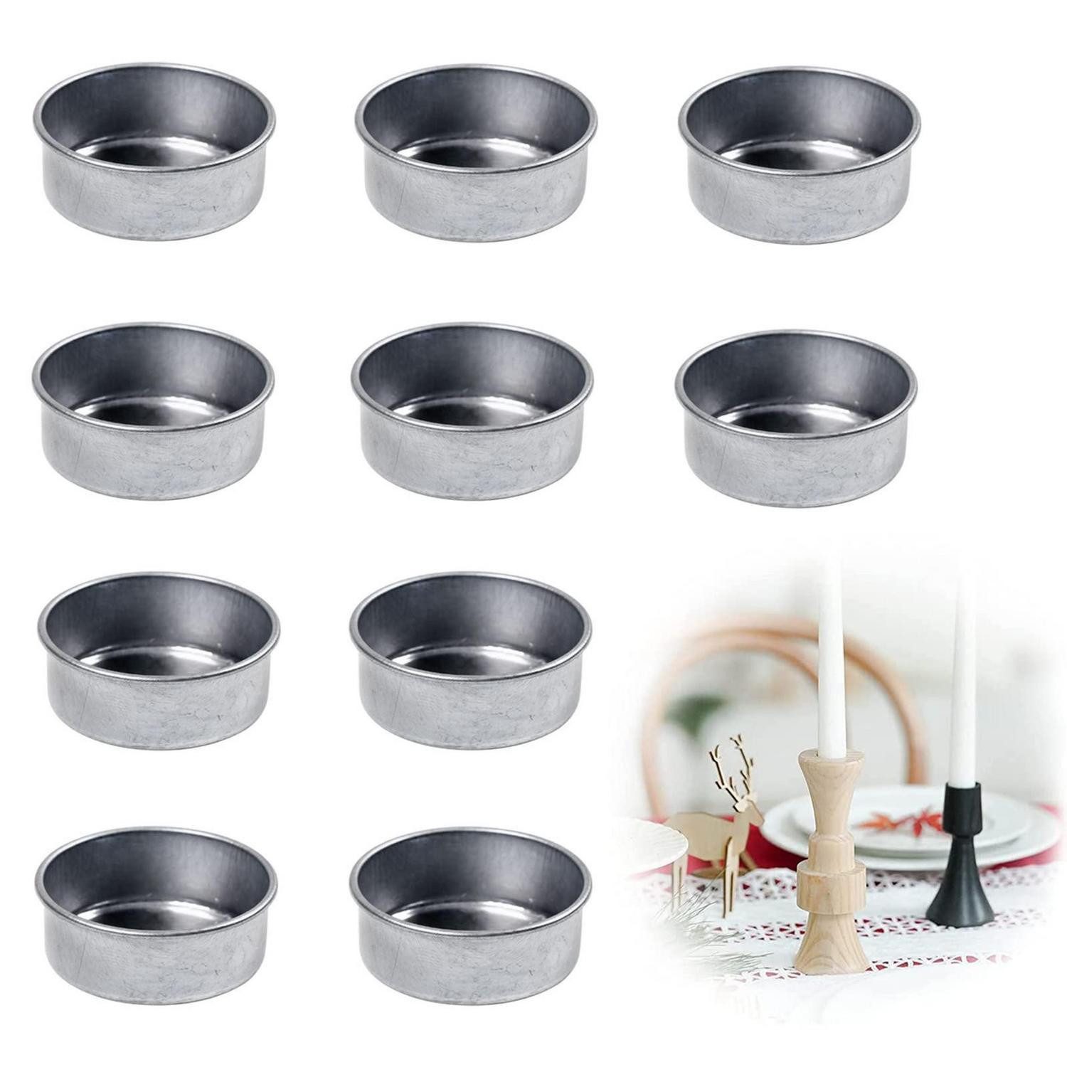 LuxusKollektion Kerzentülle Kerzeneinsatz Metall 10 Stück (10 St)