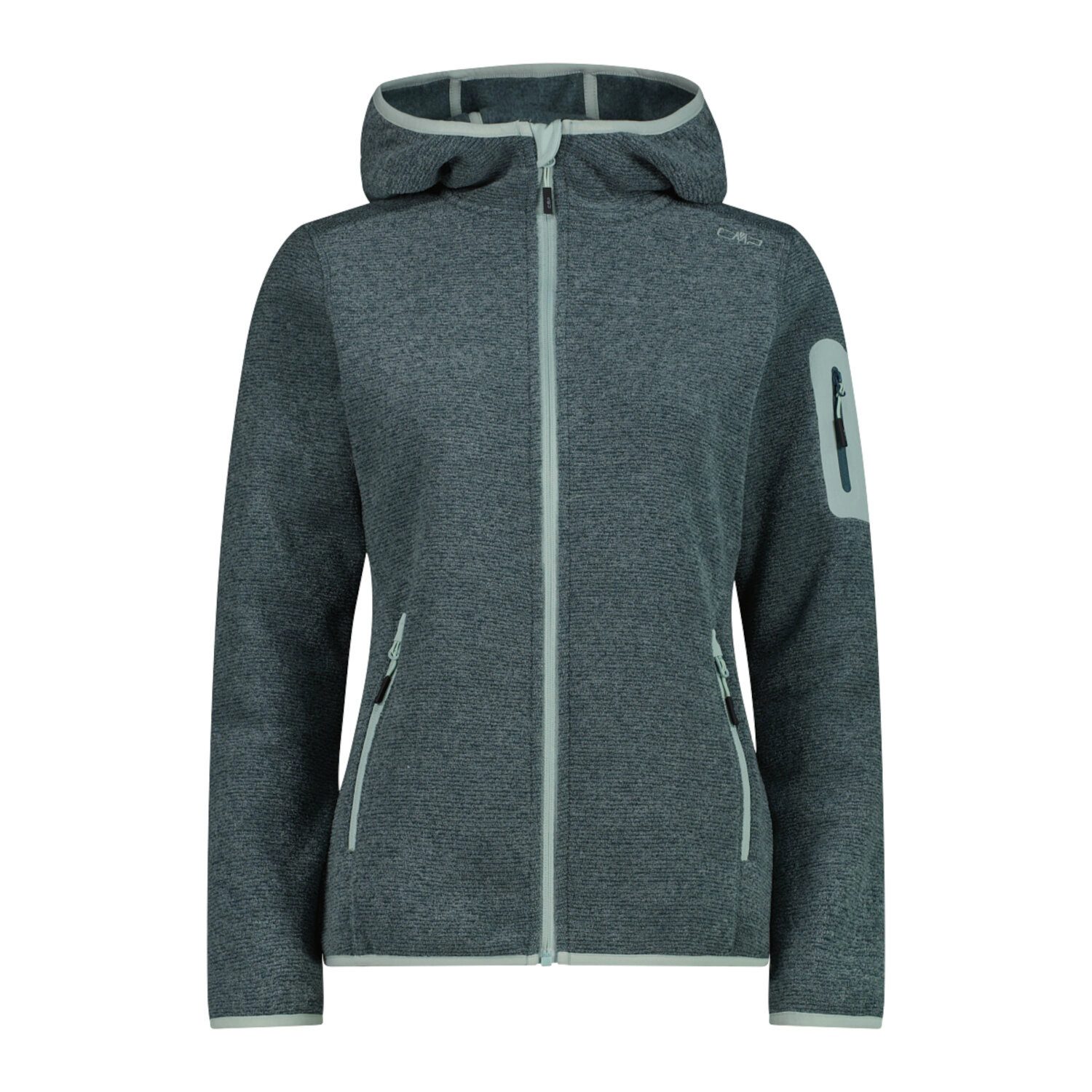 Fleecejacke CMP Damen Fleecejacke Woman Jacket Fix Hood 3H19826A
