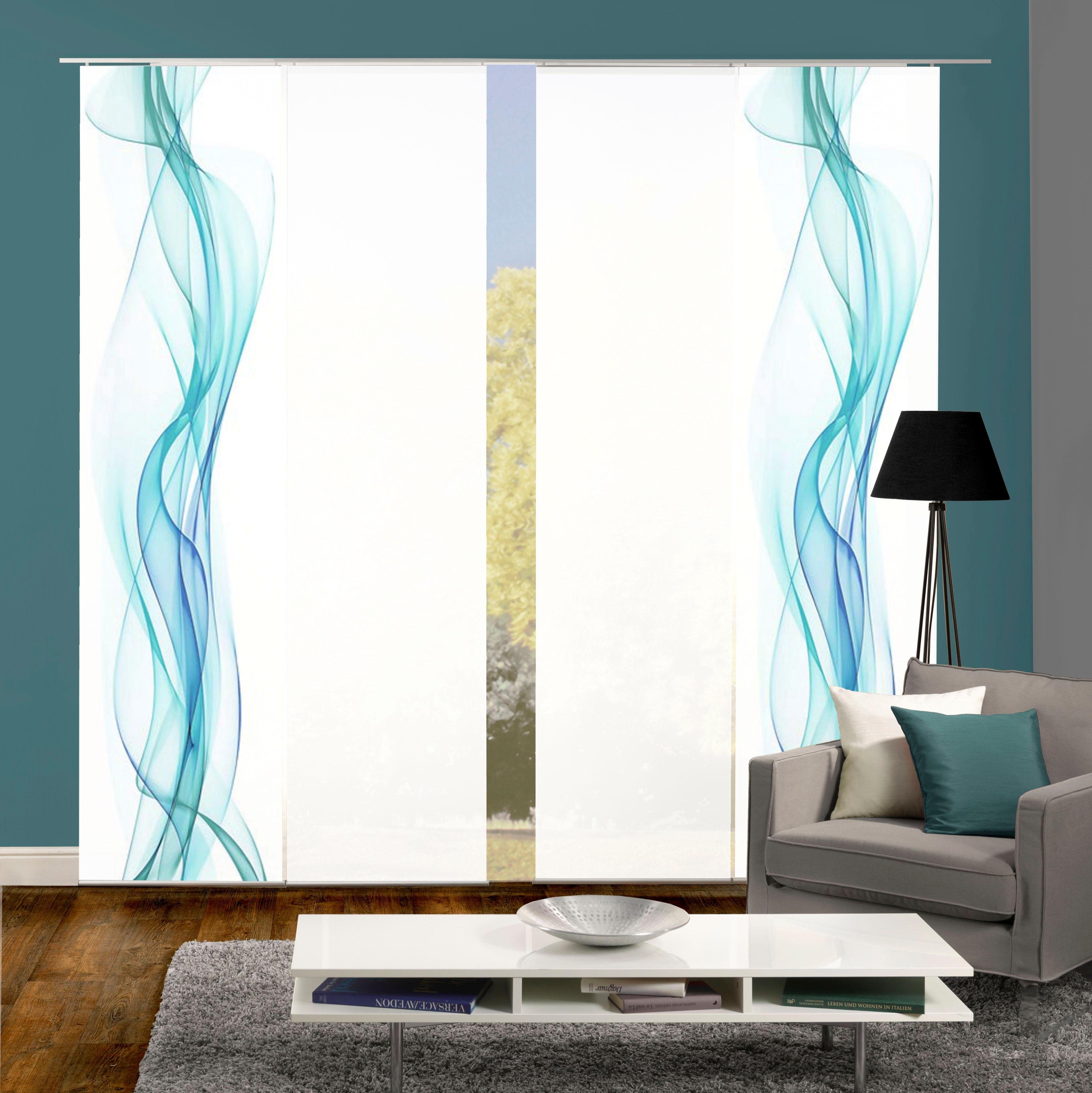 Schiebegardine 4ER SET HAZE