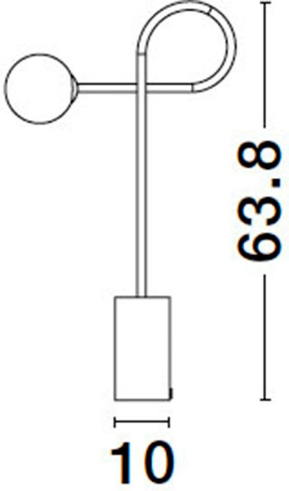 Nova Luce Stehlampe DEDALO