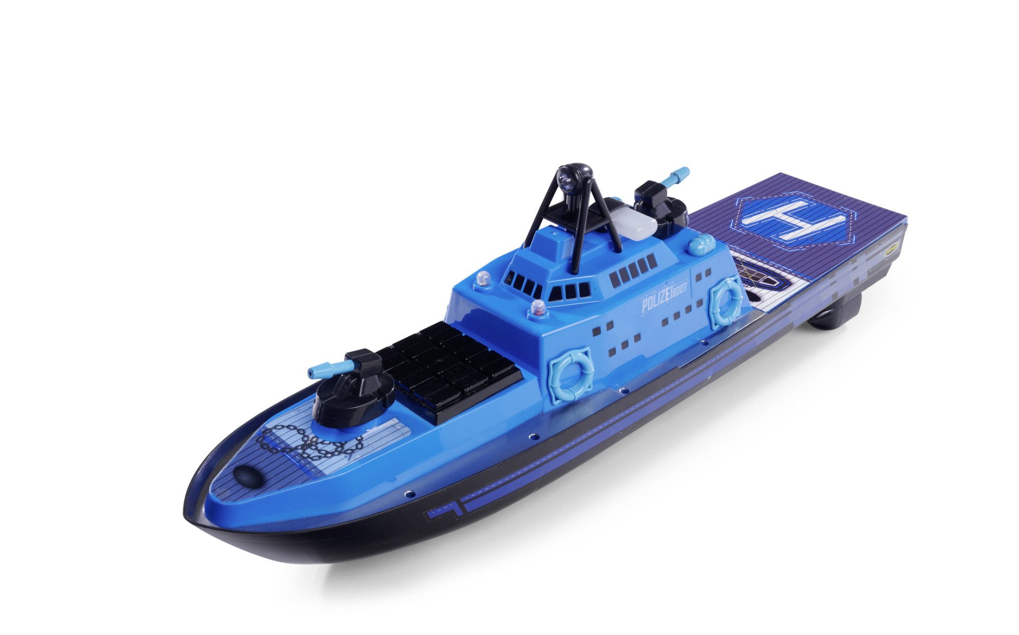 CARSON Carson RC Polizeiboot 2,4Ghz 100% RTR RC-Ladegerät