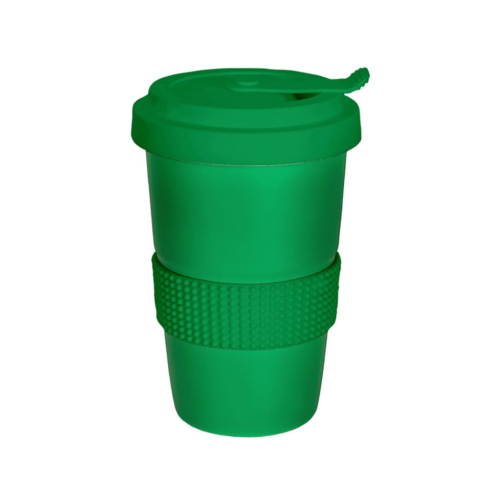 Mahlwerck Manufaktur Coffee-to-go-Becher Kaffeebecher + Deckel, Porzellan,  400 ml, auslaufsicher, spülmaschinengeeignet, 100% klimaneutral,  Auslaufsicherer Deckel, 100 % dicht, BPA Free, Swiss made