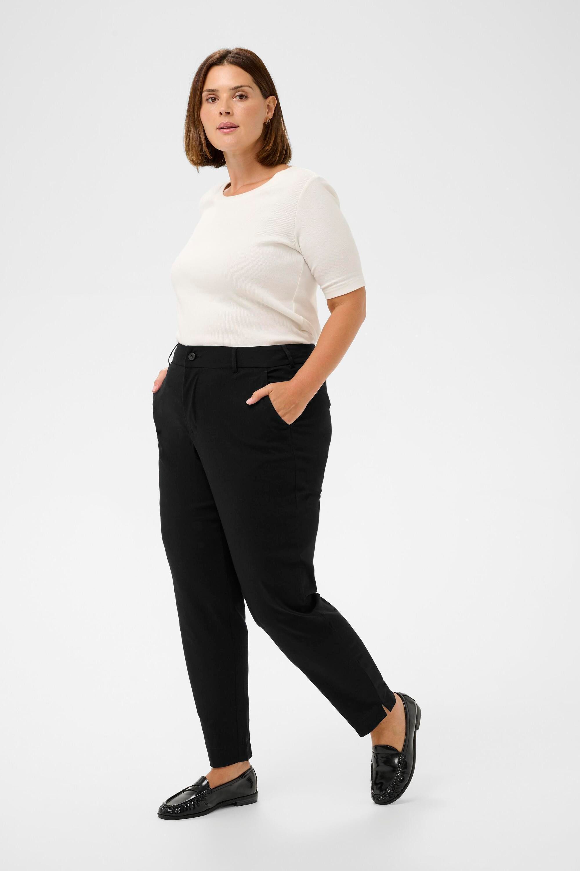 KAFFE Curve Anzughose Hose KChala Große Größen günstig online kaufen