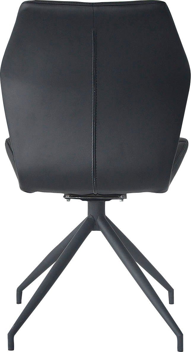 byLIVING Esszimmerstuhl Imke (Set, 2 St), 2er-Set, gemütlicher Esszimmerstuhl mit Steppung, 360 Grad drehbar – Bild 3 von 5